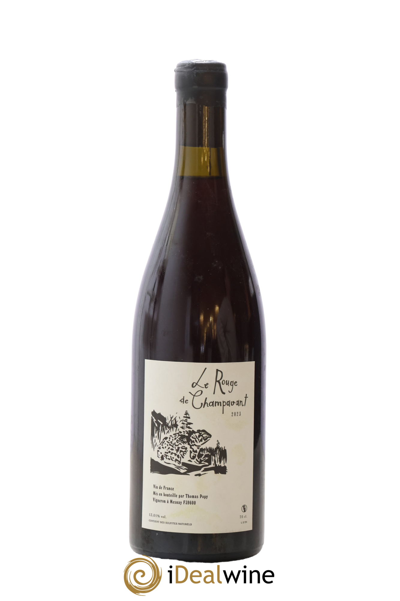 Vin de France Le Rouge de Champavant Thomas Popy 2023 - Posten von 1 Flasche - 0
