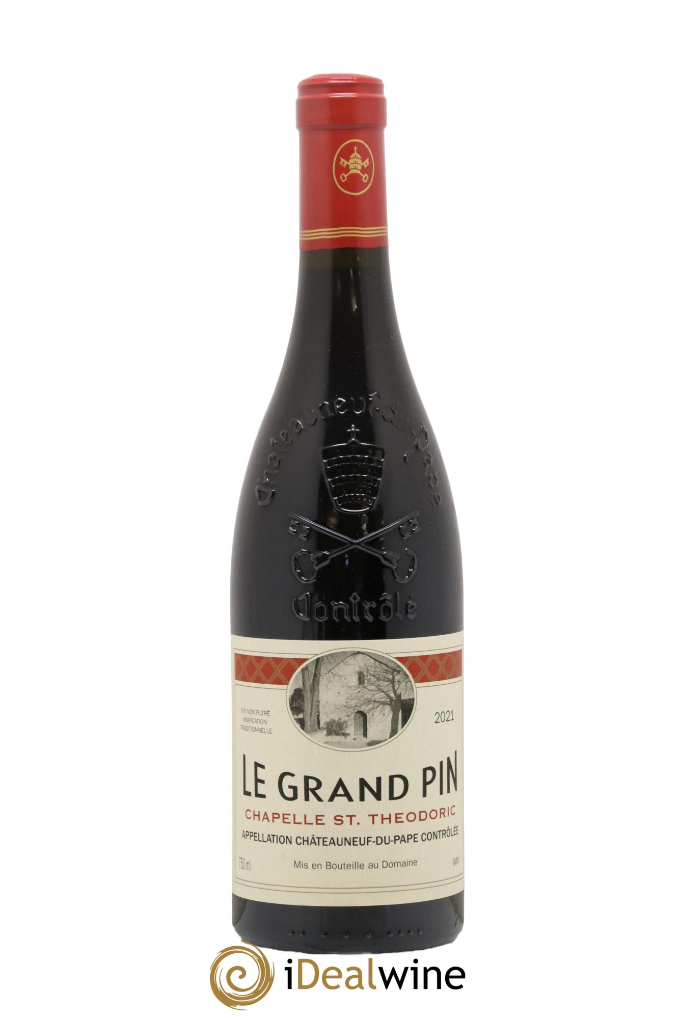 Châteauneuf-du-Pape Cuvée Le Grand Pin Chapelle Saint Theodoric 2021 - Lot de 1 bouteille - 0