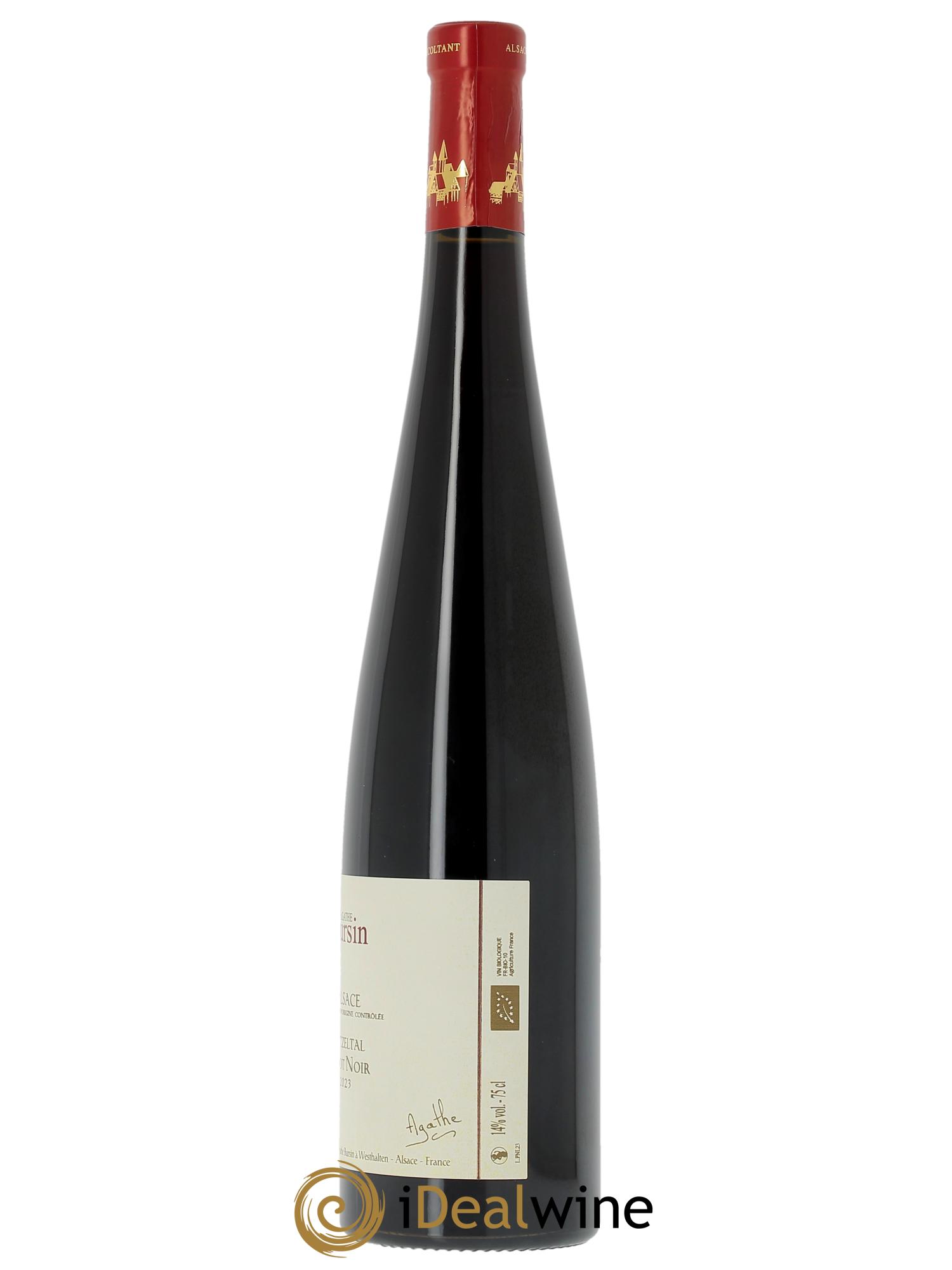 Alsace Pinot noir Lutzeltal Agathe Bursin 2023 - Lot de 1 bouteille - 1