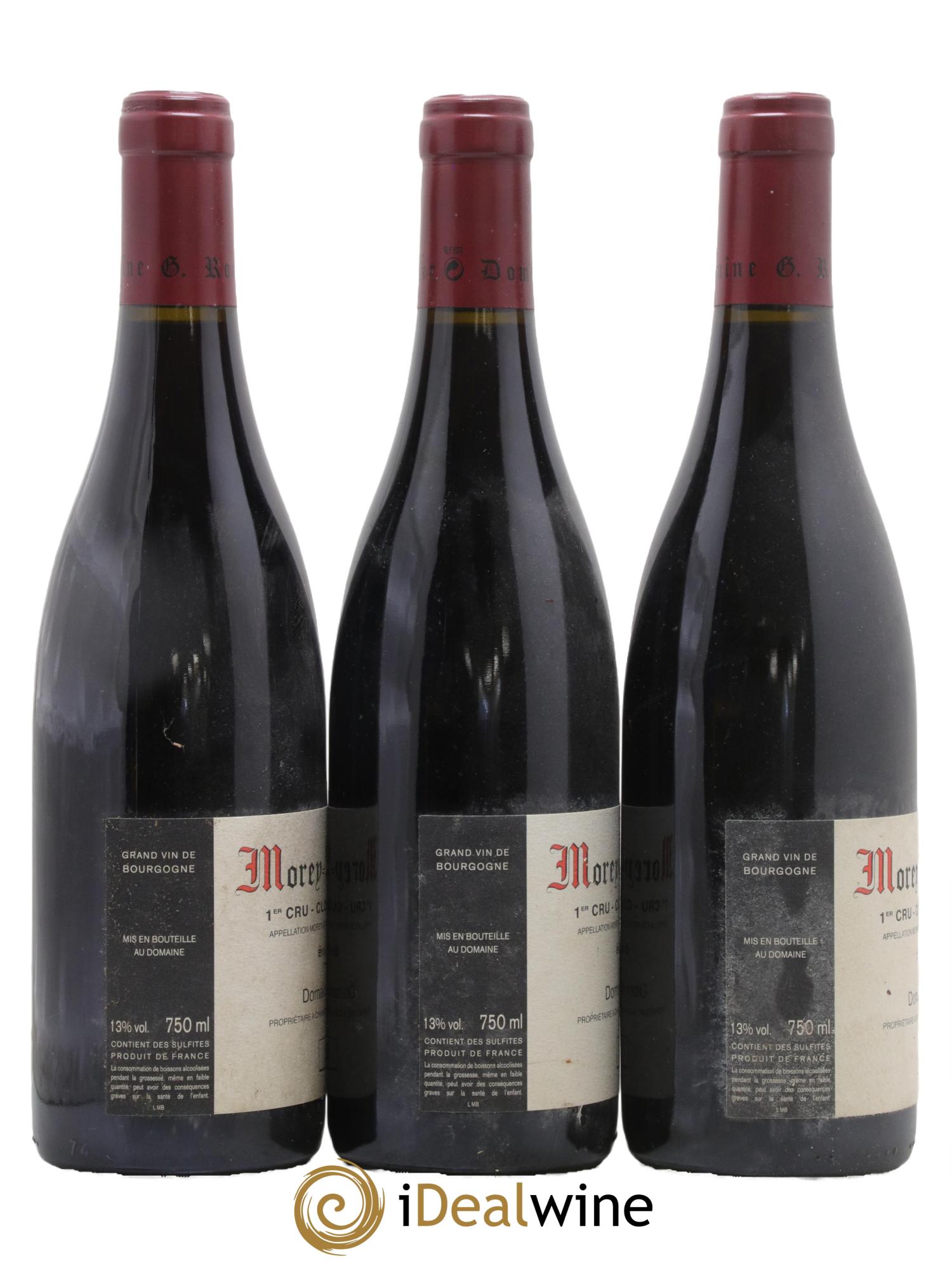 Morey Saint-Denis 1er Cru Clos de la Bussière Georges Roumier (Domaine) 2011 - Lotto di 3 bottiglie - 1