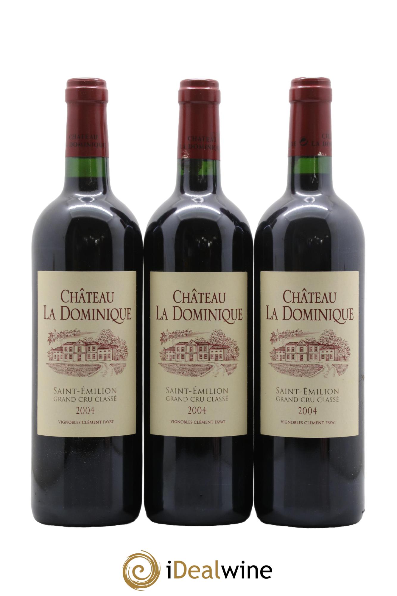 Château la Dominique Grand Cru Classé 2004 - Lot of 6 bottles - 2