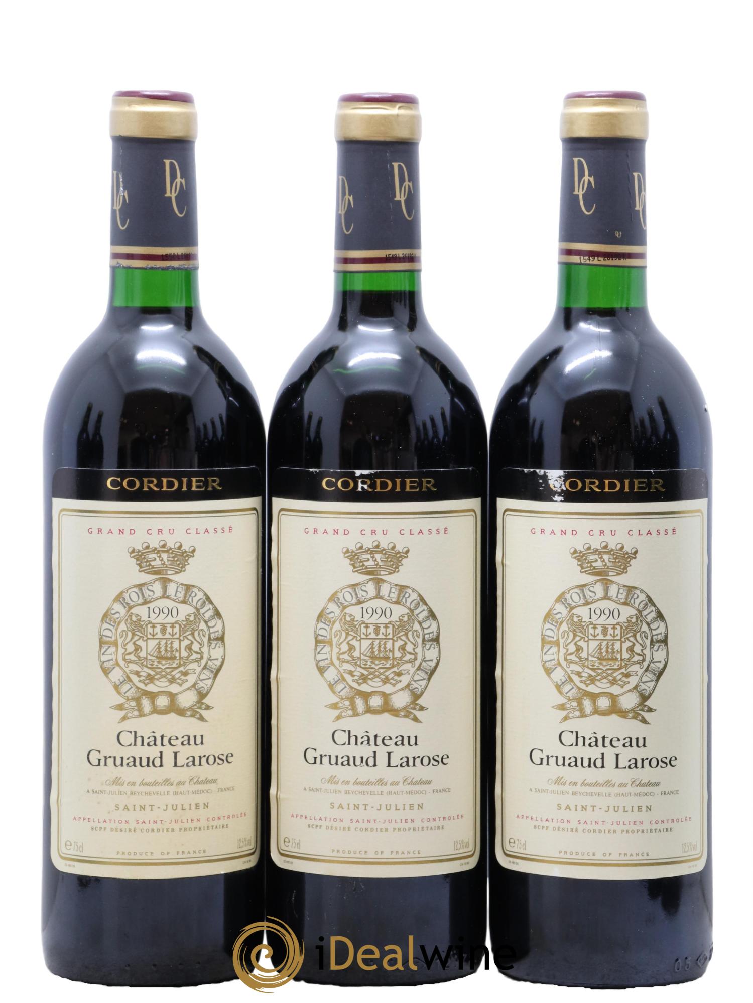 Château Gruaud Larose 2ème Grand Cru Classé 1990 - Lot de 12 bouteilles - 2