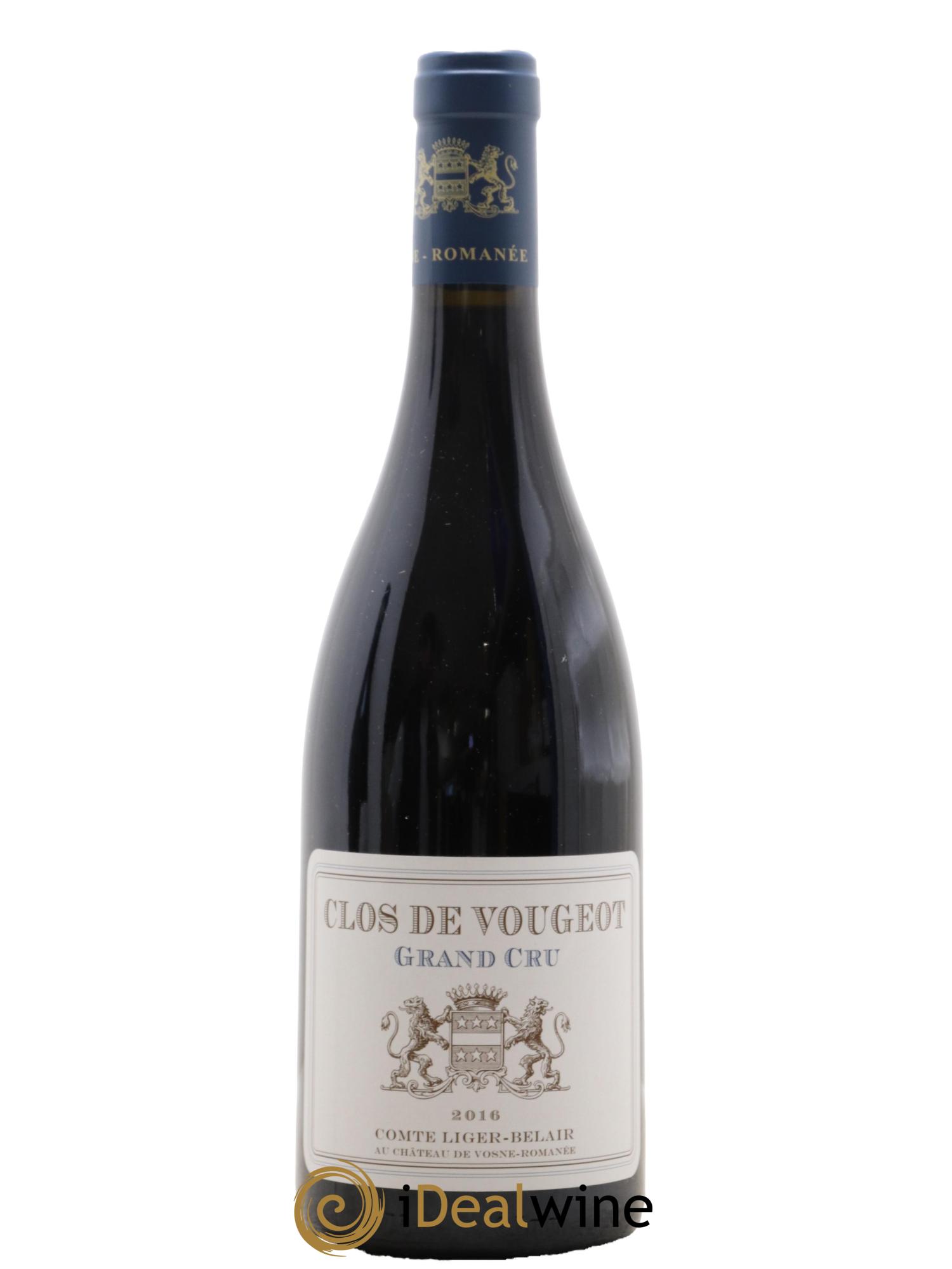 Clos de Vougeot Grand Cru Comte Liger-Belair (Domaine du) 2016 - Lot de 1 bouteille - 0