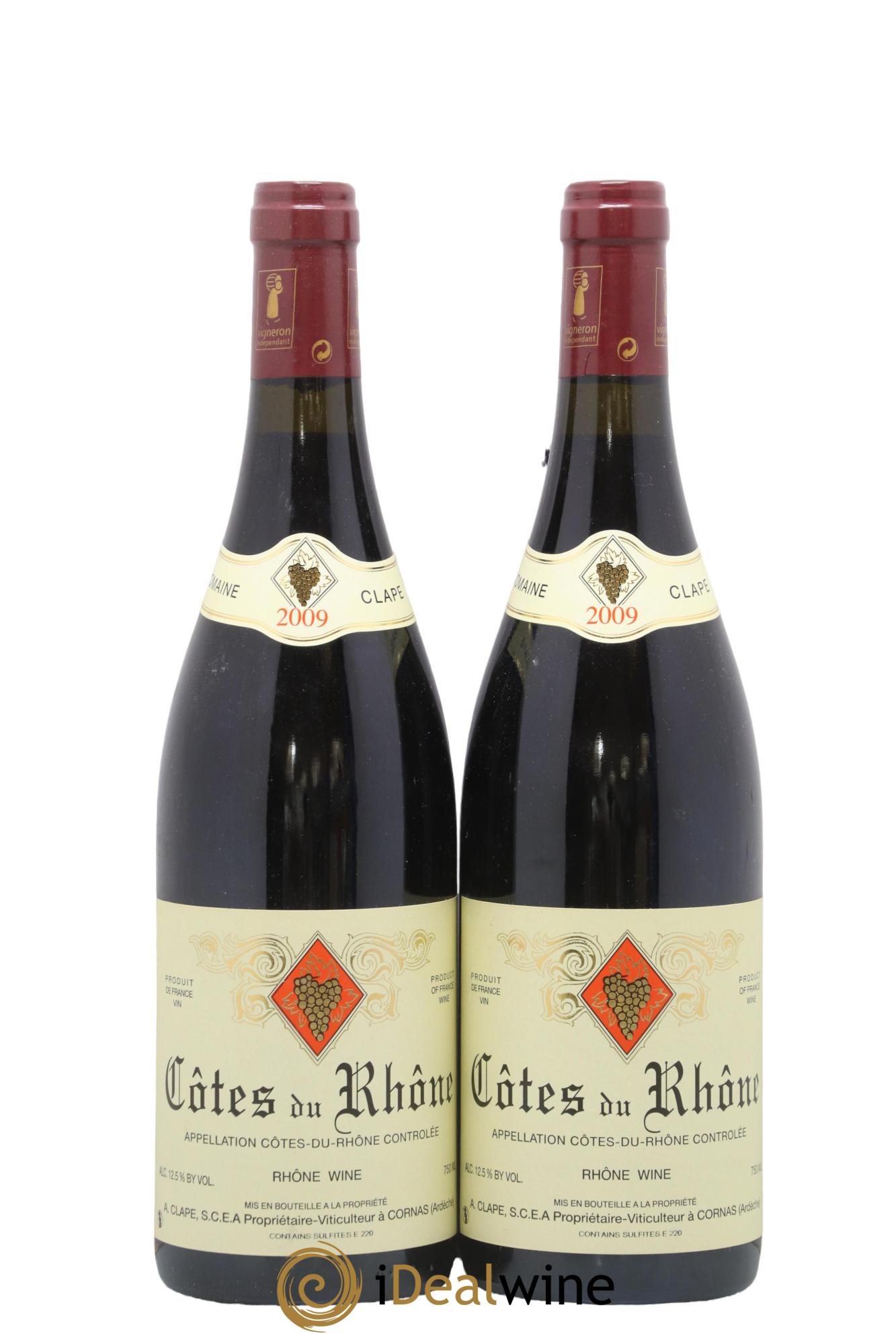 Côtes-du-Rhône Auguste Clape 2009 - Lot de 2 bouteilles - 0