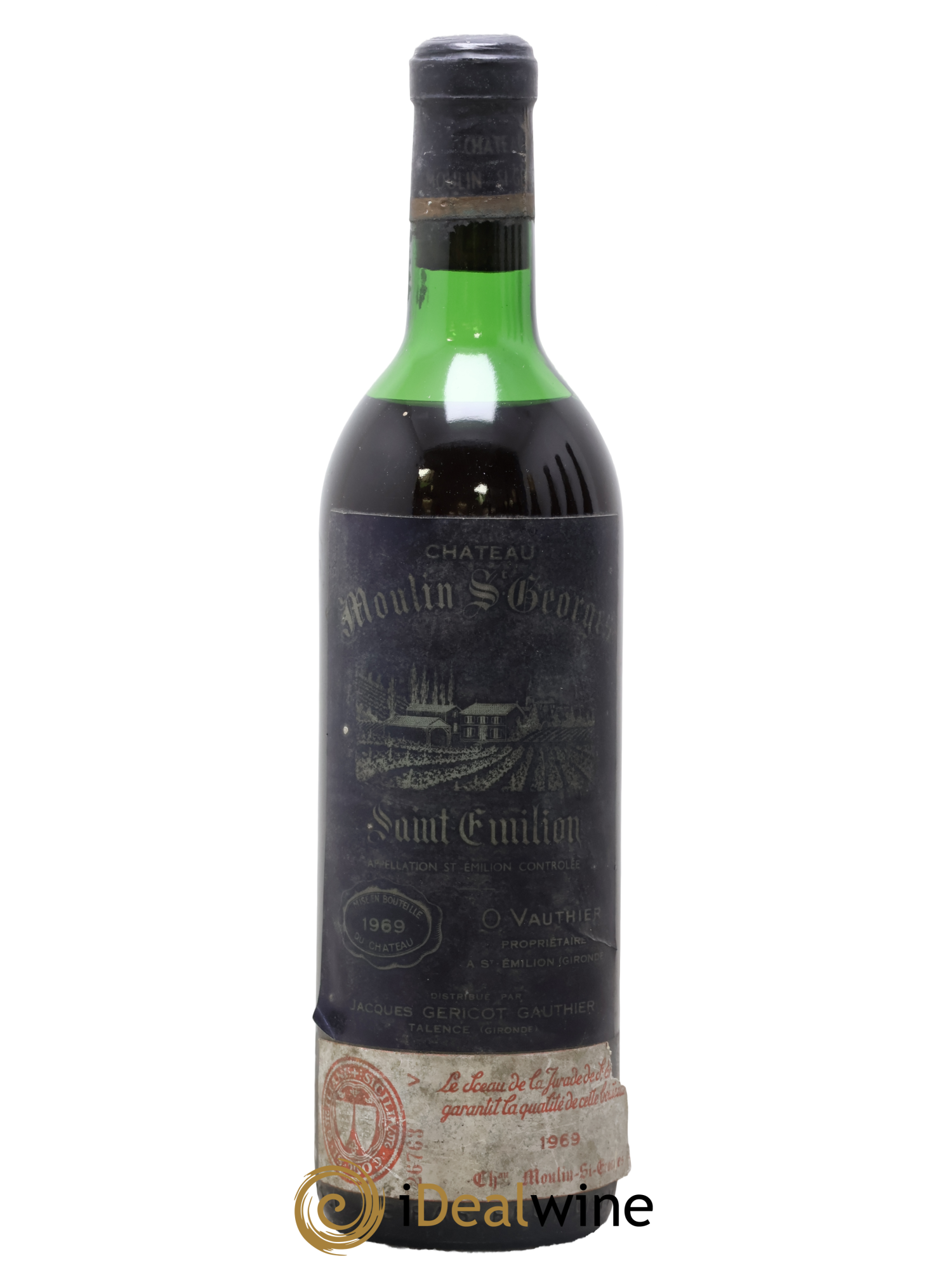 Château Moulin Saint Georges 1969 - Lot de 1 bouteille - 0