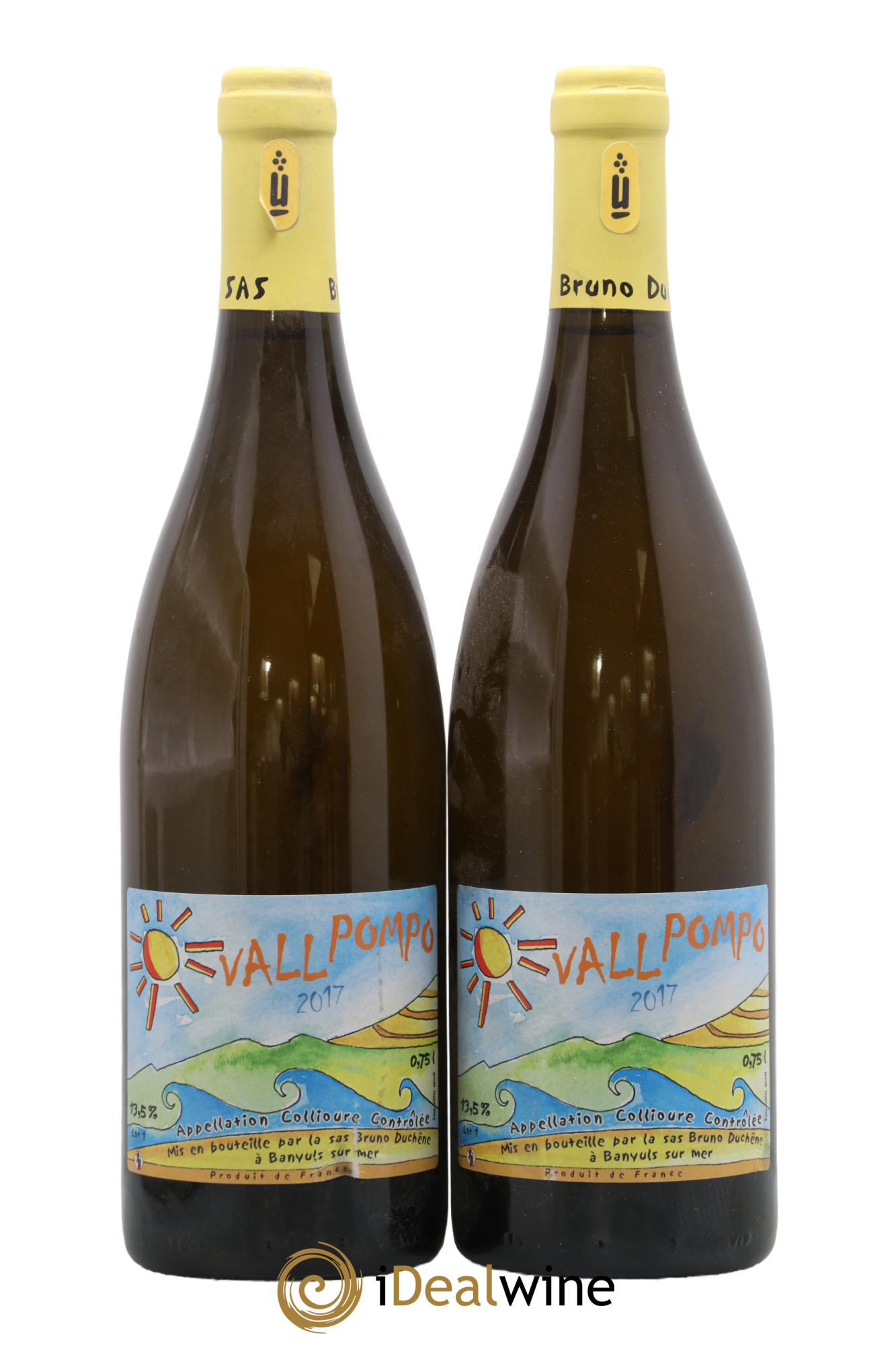 Collioure Vall Pompo Bruno Duchêne 2017 - Lot of 2 bottles - 0