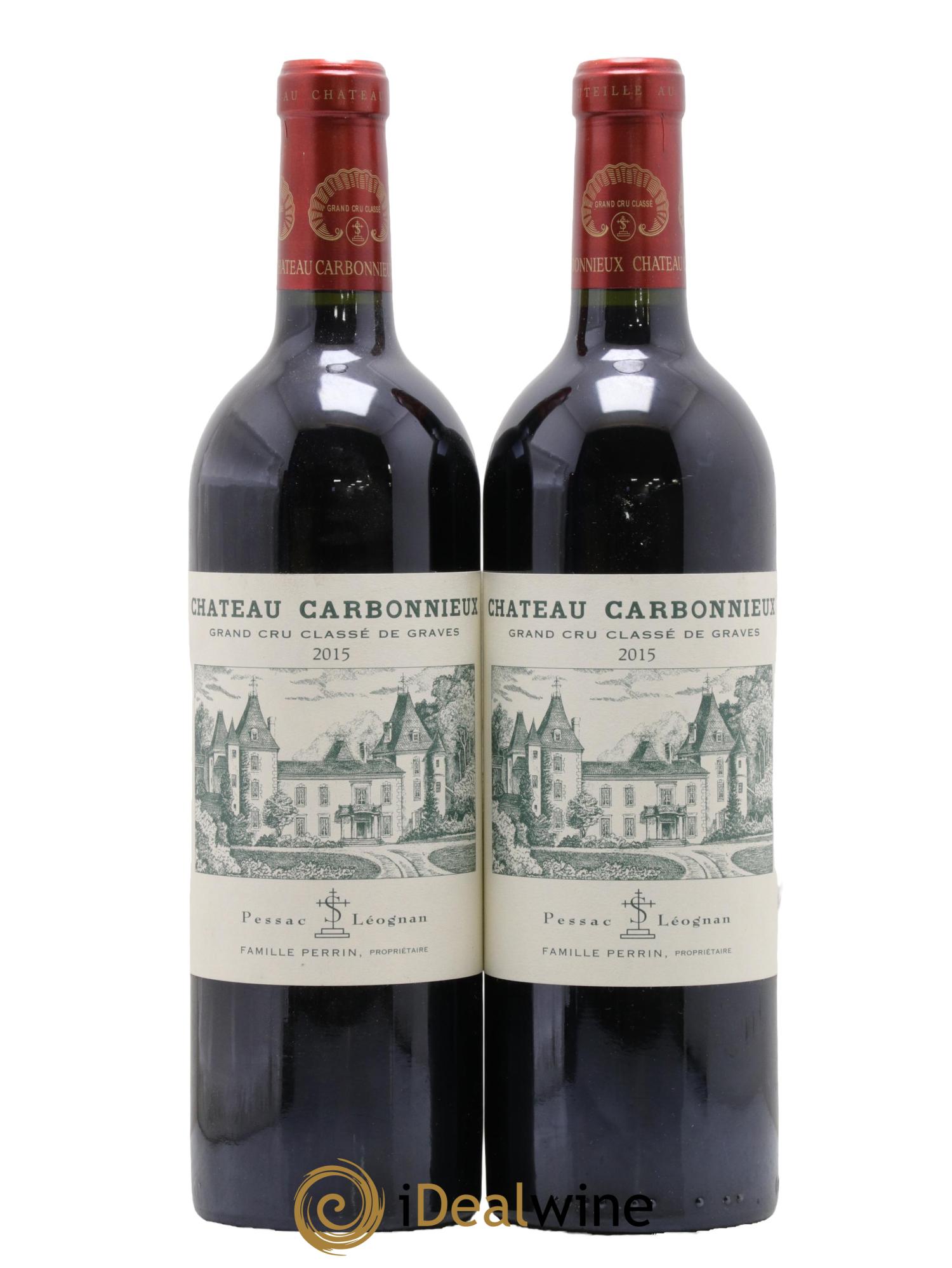 Château Carbonnieux Cru Classé de Graves 2015 - Lot de 2 bouteilles - 0