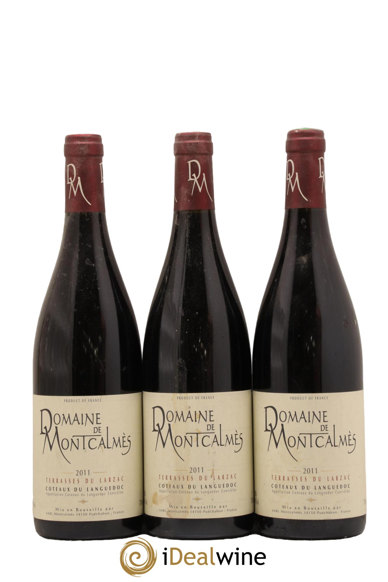 Terrasses du Larzac Domaine de Montcalmès Frédéric Pourtalié 2011 - Lot de 3 bouteilles - 0