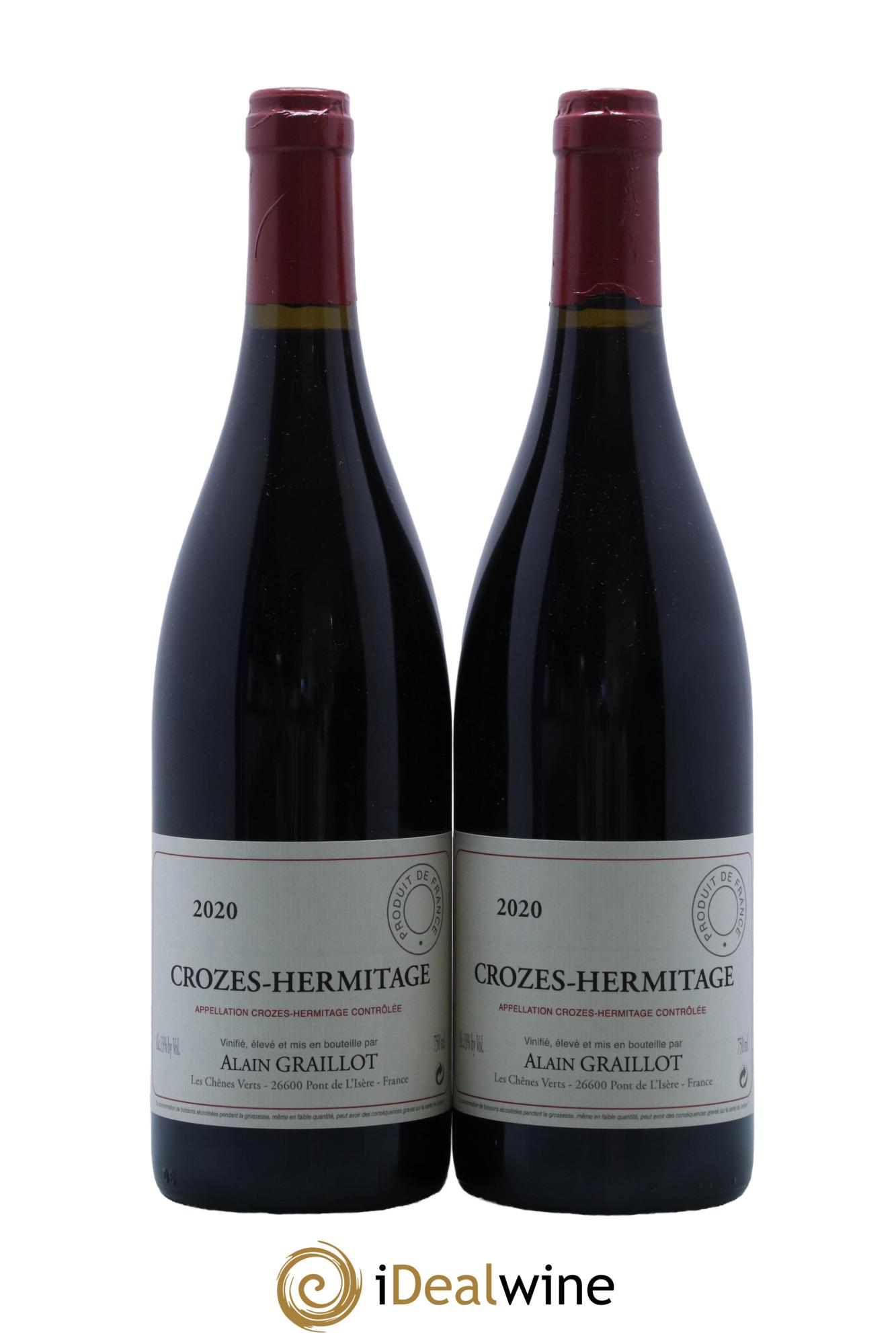 Crozes-Hermitage Domaine Graillot 2020 - Lot de 2 bouteilles - 0