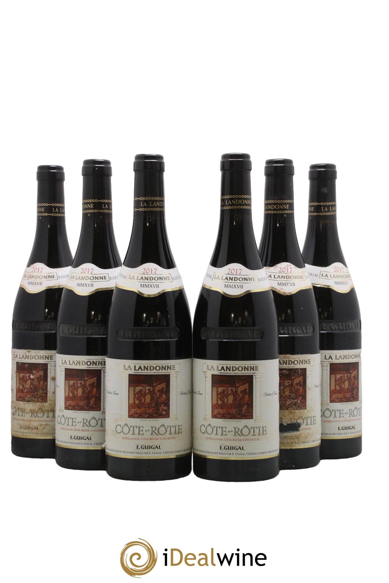 Côte-Rôtie La Landonne Guigal 2017 - Lot of 6 bottles - 0