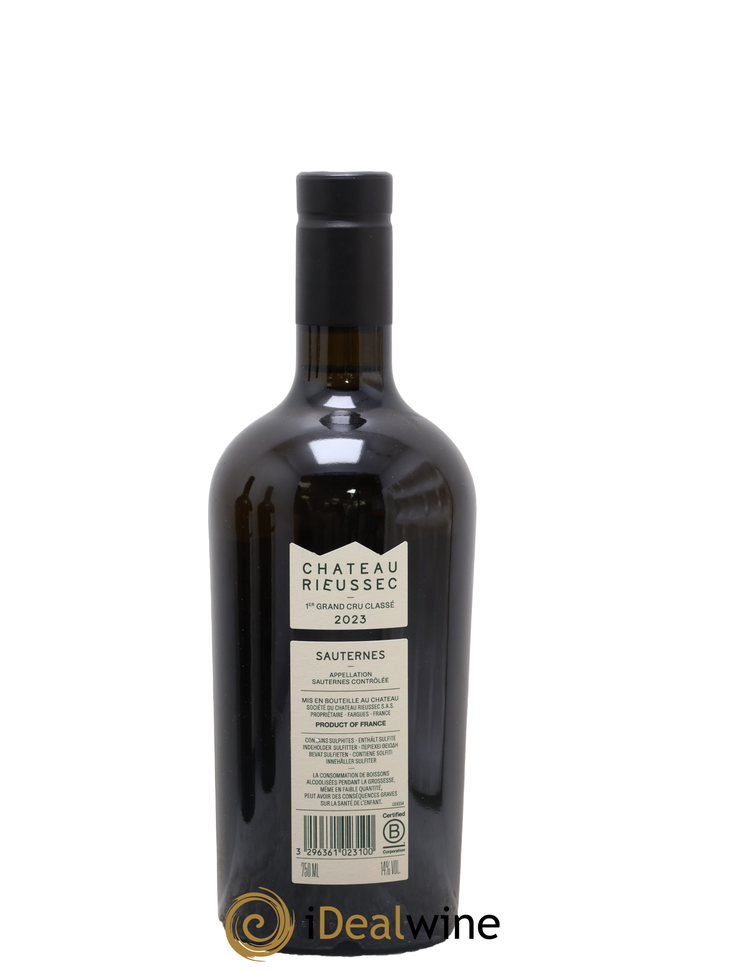 Château Rieussec 1er Grand Cru Classé 2023 - Lot de 1 bouteille - 1