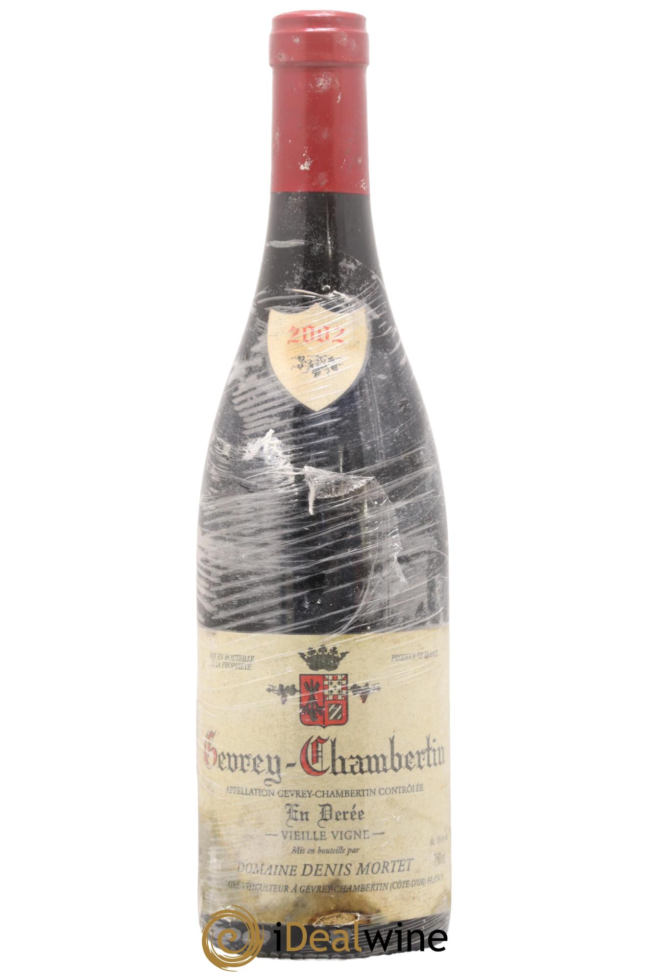 Gevrey-Chambertin En Derée Vieille Vigne Denis Mortet (Domaine) 2002 - Lot of 1 bottle - 0
