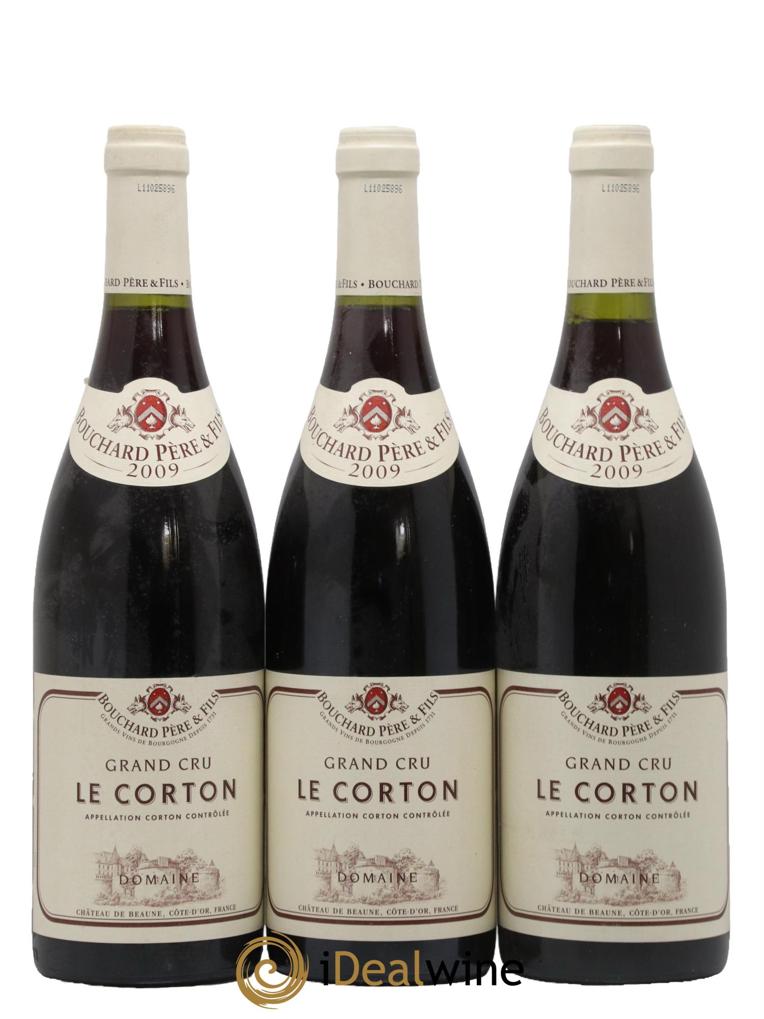 Corton Bouchard Père & Fils 2009 - Posten von 3 Flaschen - 0
