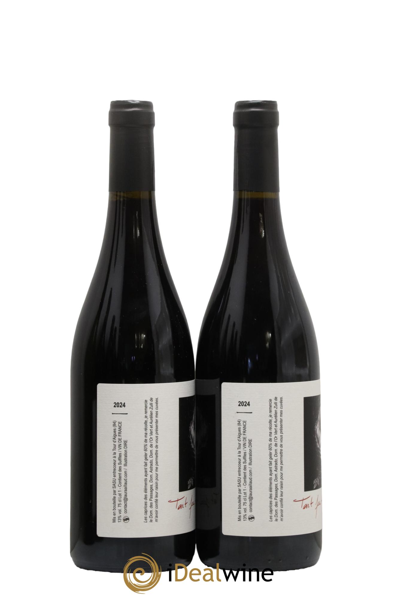 Vin de France Tout Feu Tout Femme Laura Aillaud 2024 - Lot de 2 bouteilles - 1