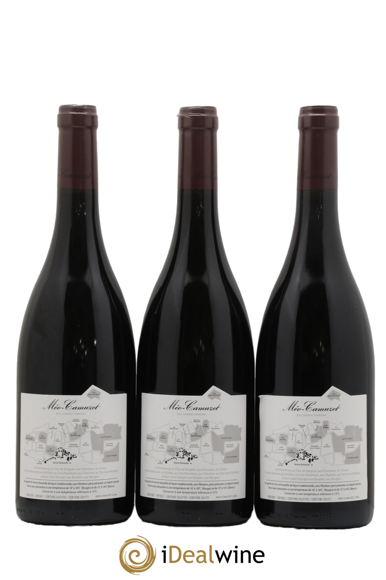 Clos de Vougeot Grand Cru Méo-Camuzet (Domaine) 2020 - Lot de 3 bouteilles - 1