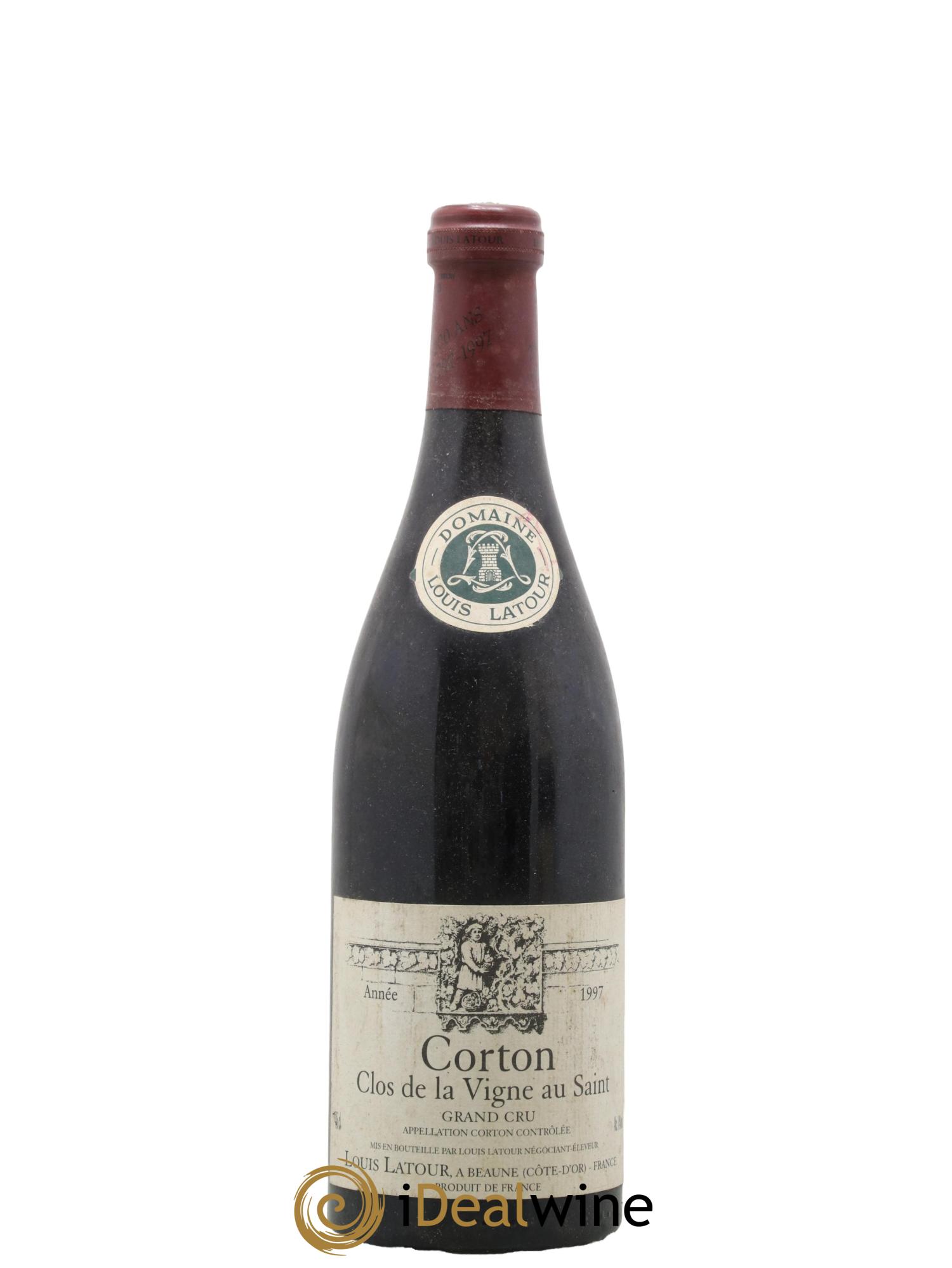 Corton Grand Cru Clos de la vigne au Saint Louis Latour 1997 - Lot de 1 bouteille - 0