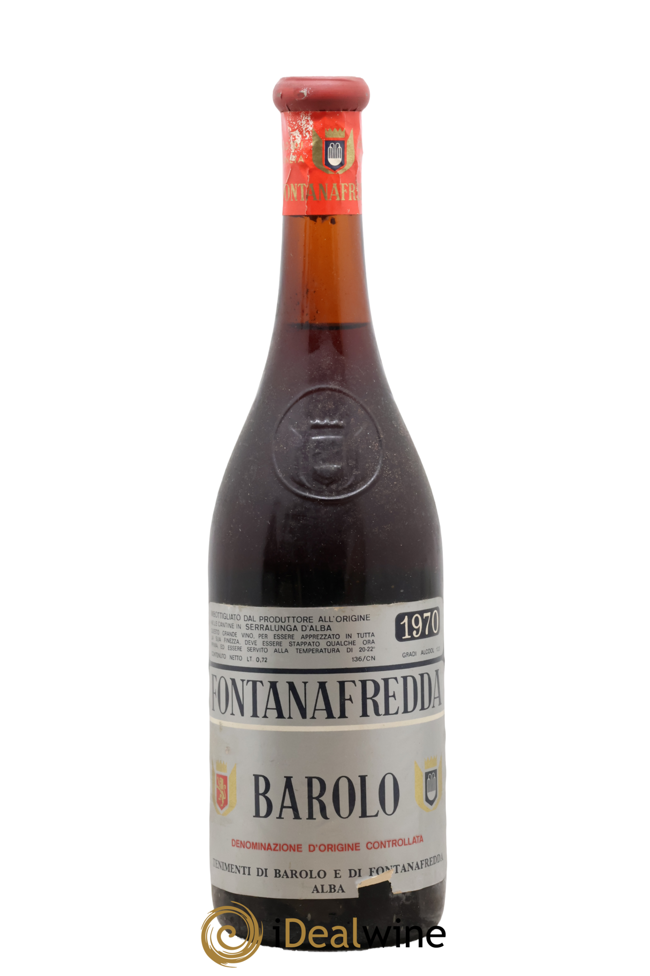 Barolo DOCG Fontanafredda 1970 - Lotto di 1 bottiglia - 0