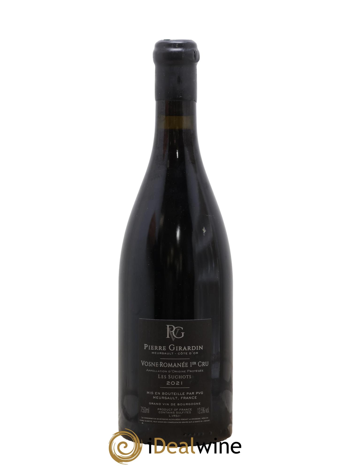 Vosne-Romanée 1er Cru Les Suchots Pierre Girardin 2021 - Lot de 1 bouteille - 1
