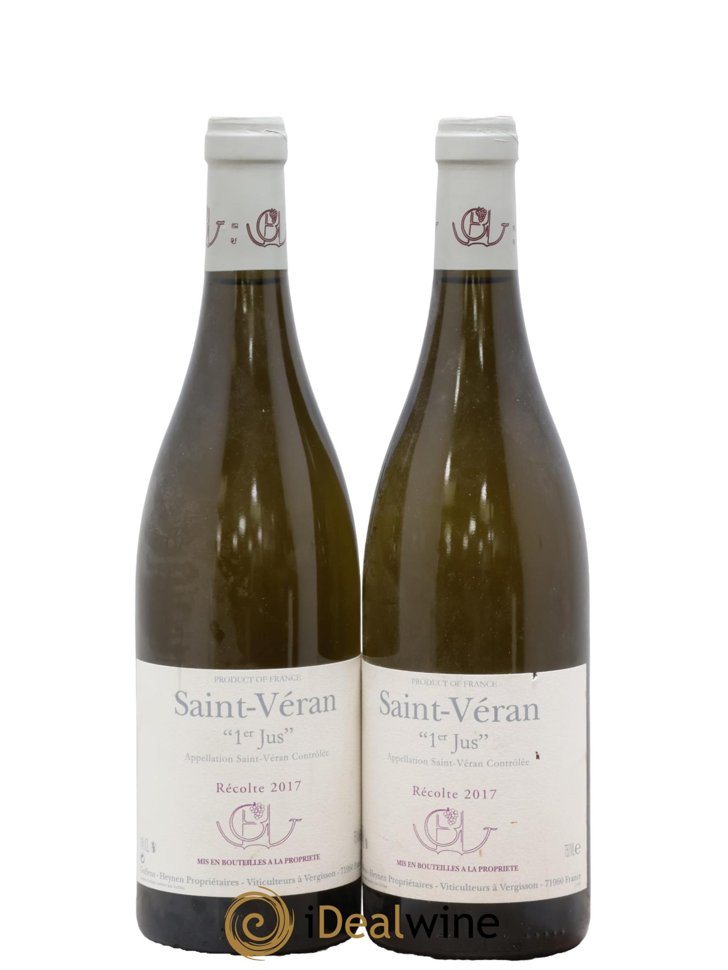 Saint-Véran 1er Jus Guffens-Heynen 2017 - Lot de 2 bouteilles - 0