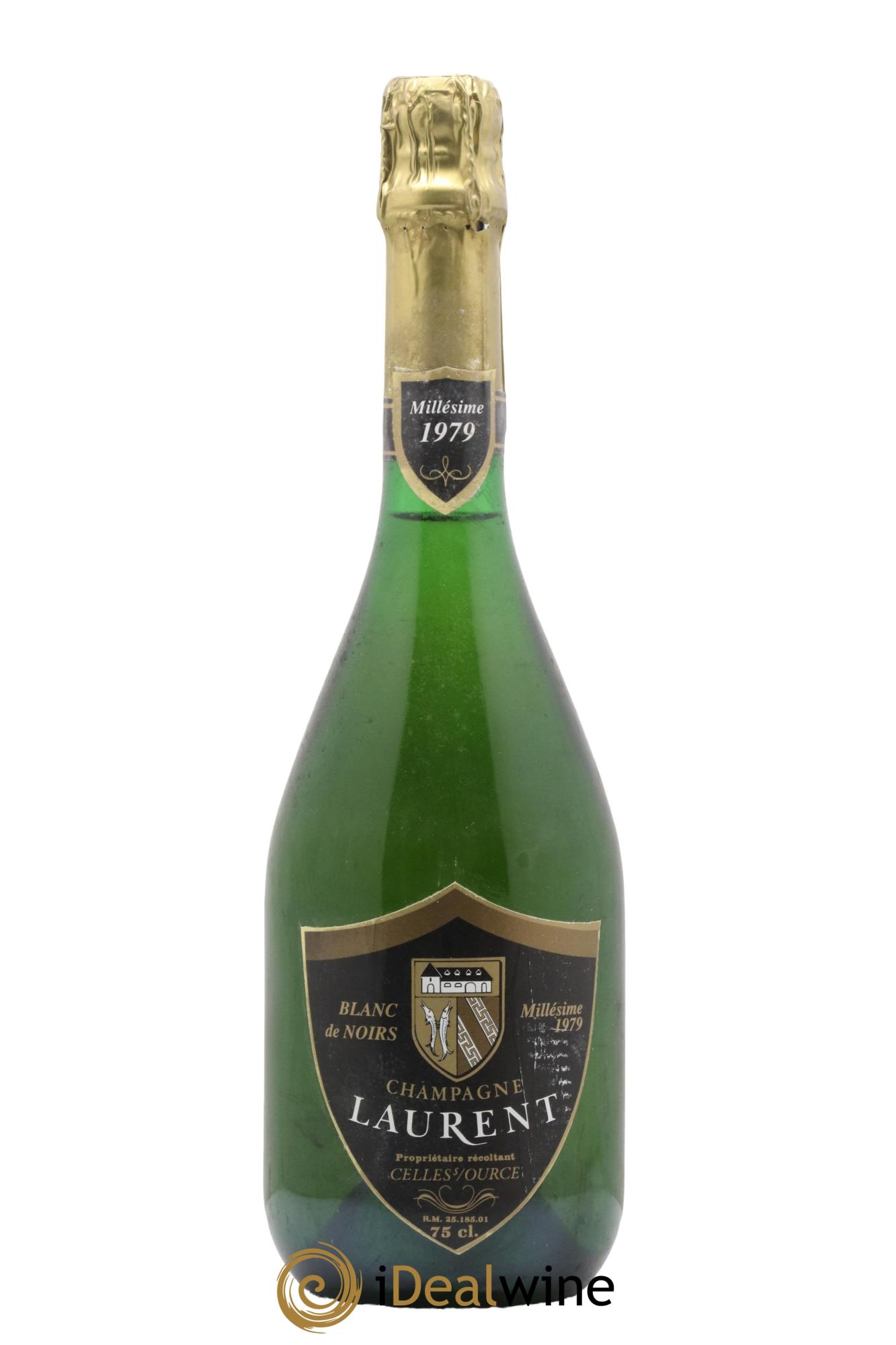 Champagne Blanc de noir Laurent 1979 - Lot de 1 bouteille - 0