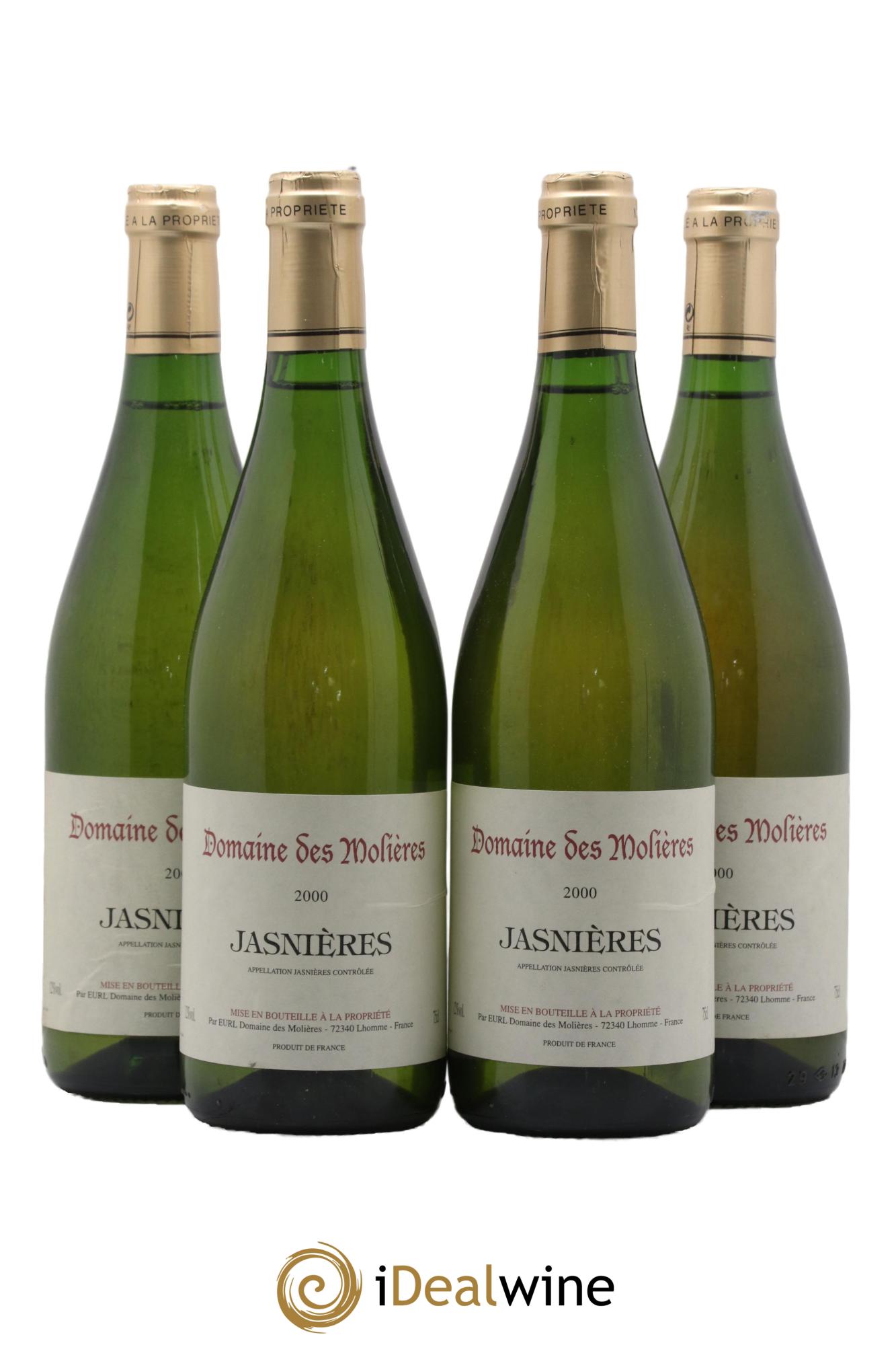 Jasnières Domaine des Molieres 2000 - Posten von 4 Flaschen - 0