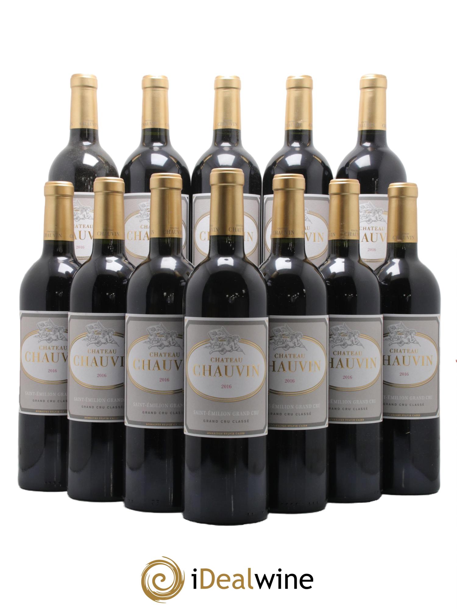 Château Chauvin Grand Cru Classé 2016 - Lot de 12 bouteilles - 0