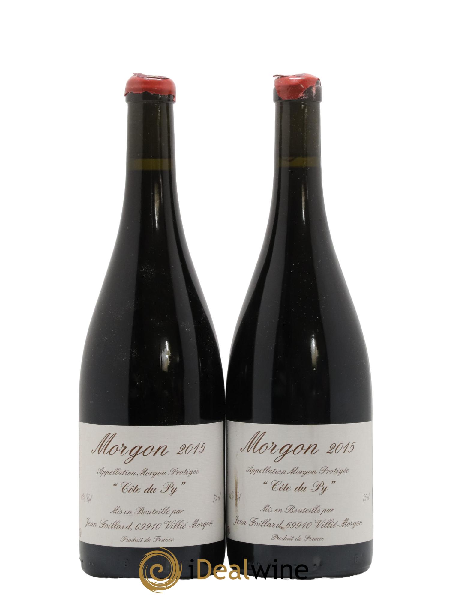Morgon Côte du Py Jean Foillard 2015 - Posten von 2 Flaschen - 0