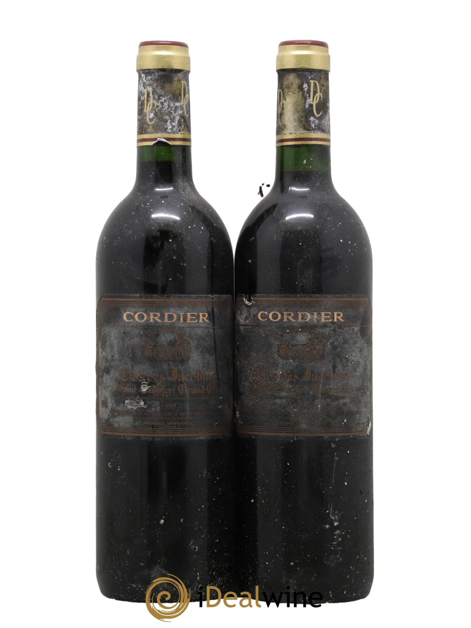 Château Clos des Jacobins Grand Cru Classé 1999 - Lot de 2 bouteilles - 0