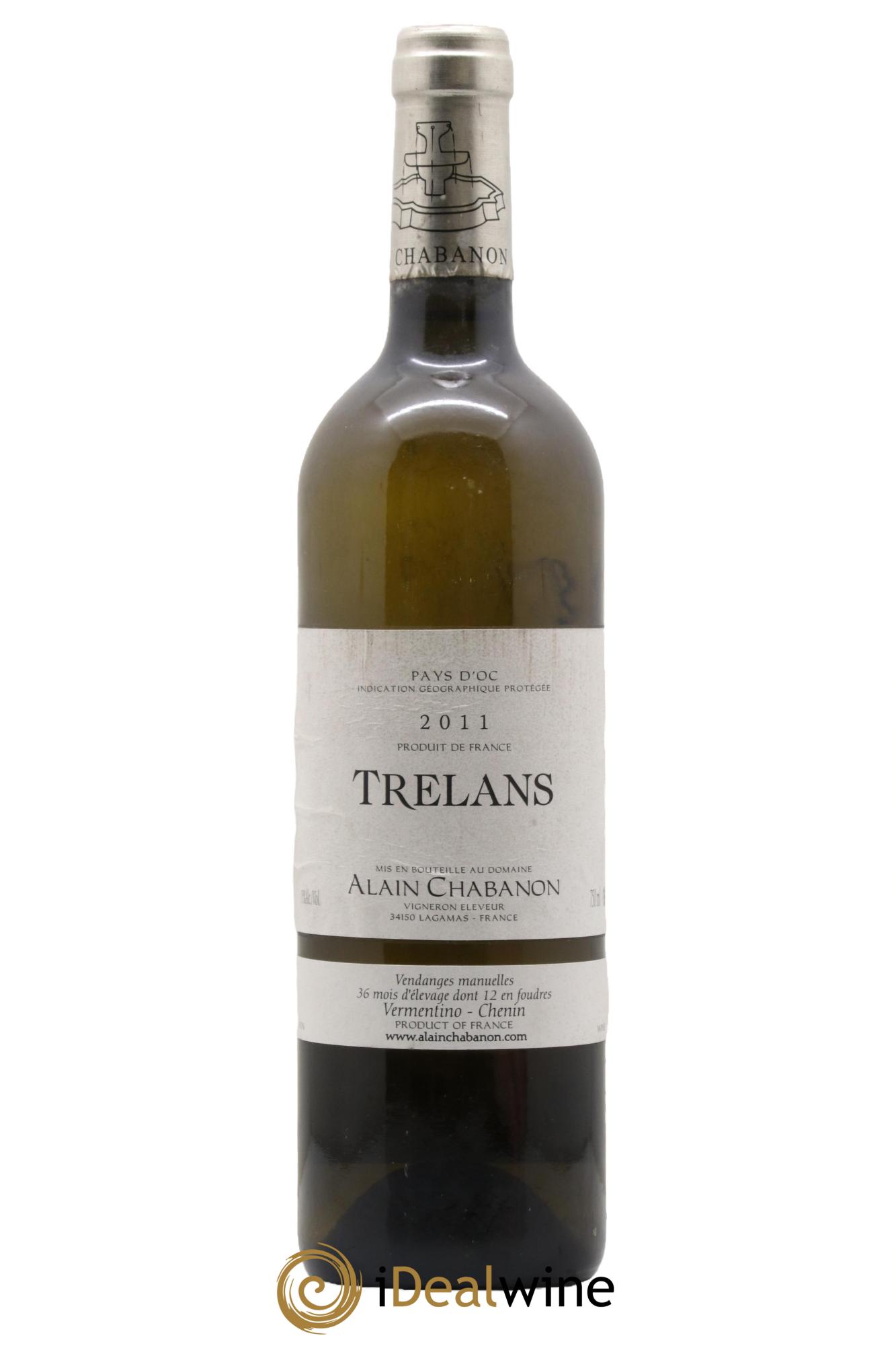 Pays d'Oc Trelans Alain Chabanon (Domaine) 2011 - Lot de 1 bouteille - 0