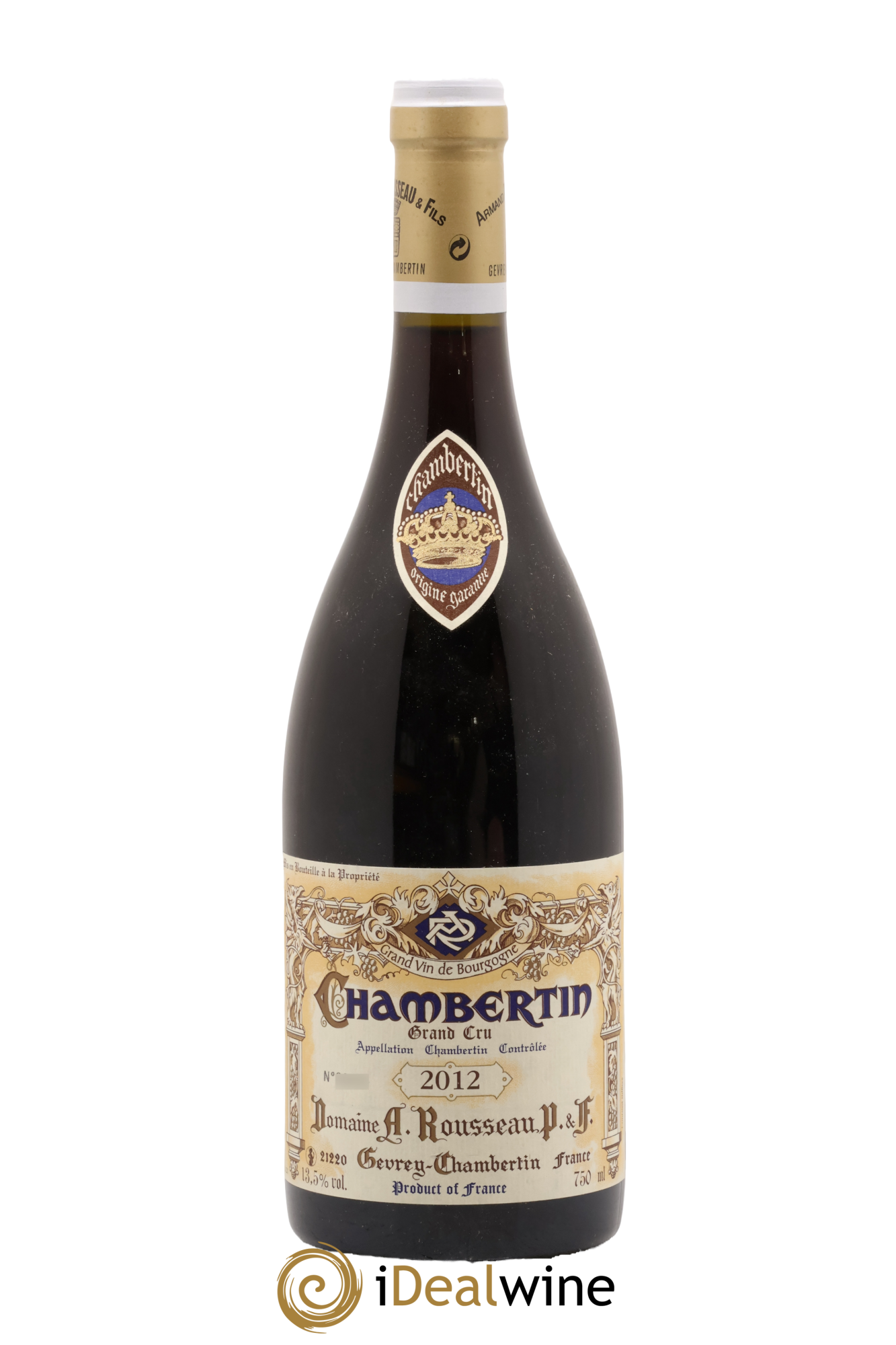 Chambertin Grand Cru Armand Rousseau (Domaine) 2012 - Lote de 1 botella - 0