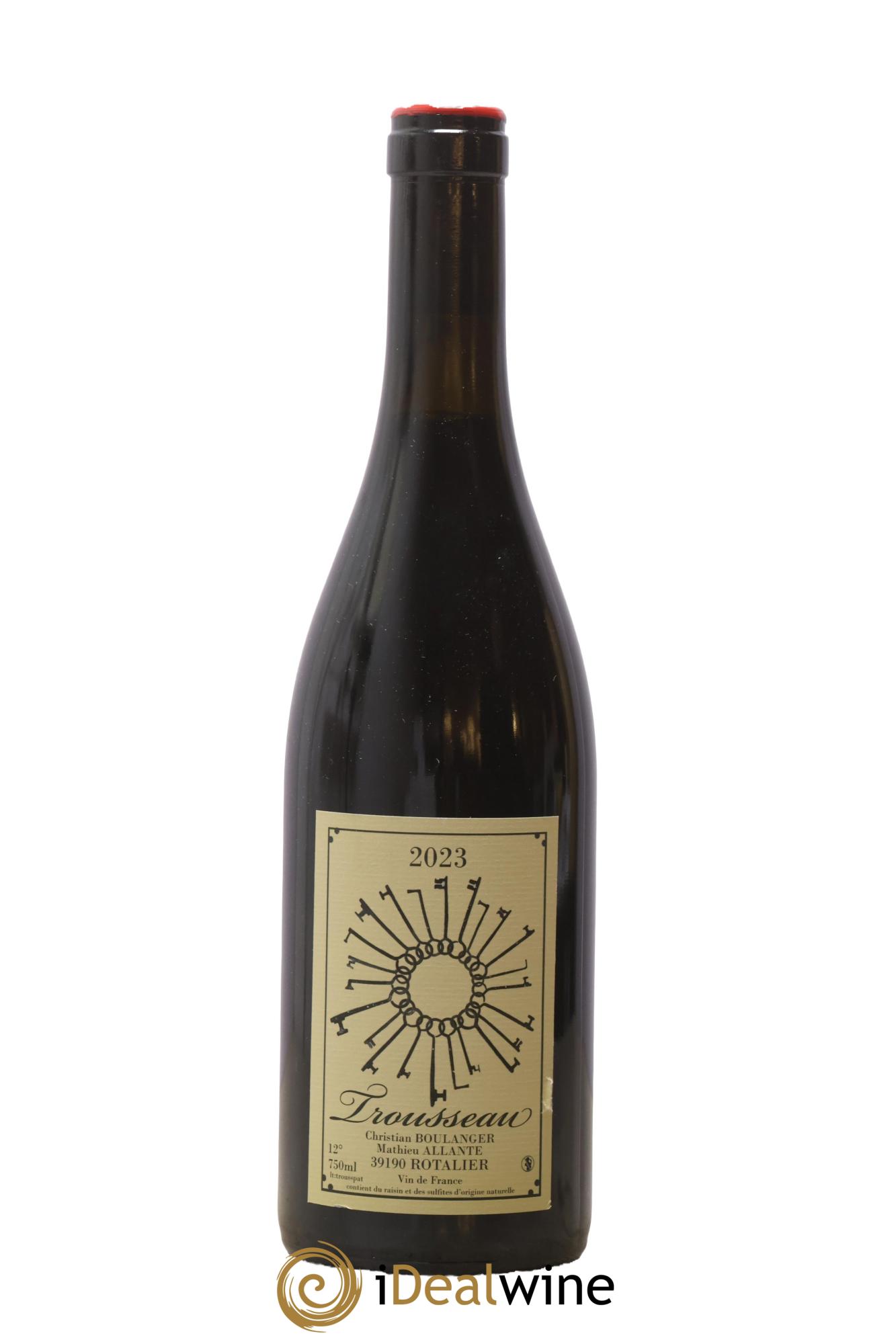 Vin de France Trousseau Allante Boulanger 2023 - Lotto di 1 bottiglia - 0