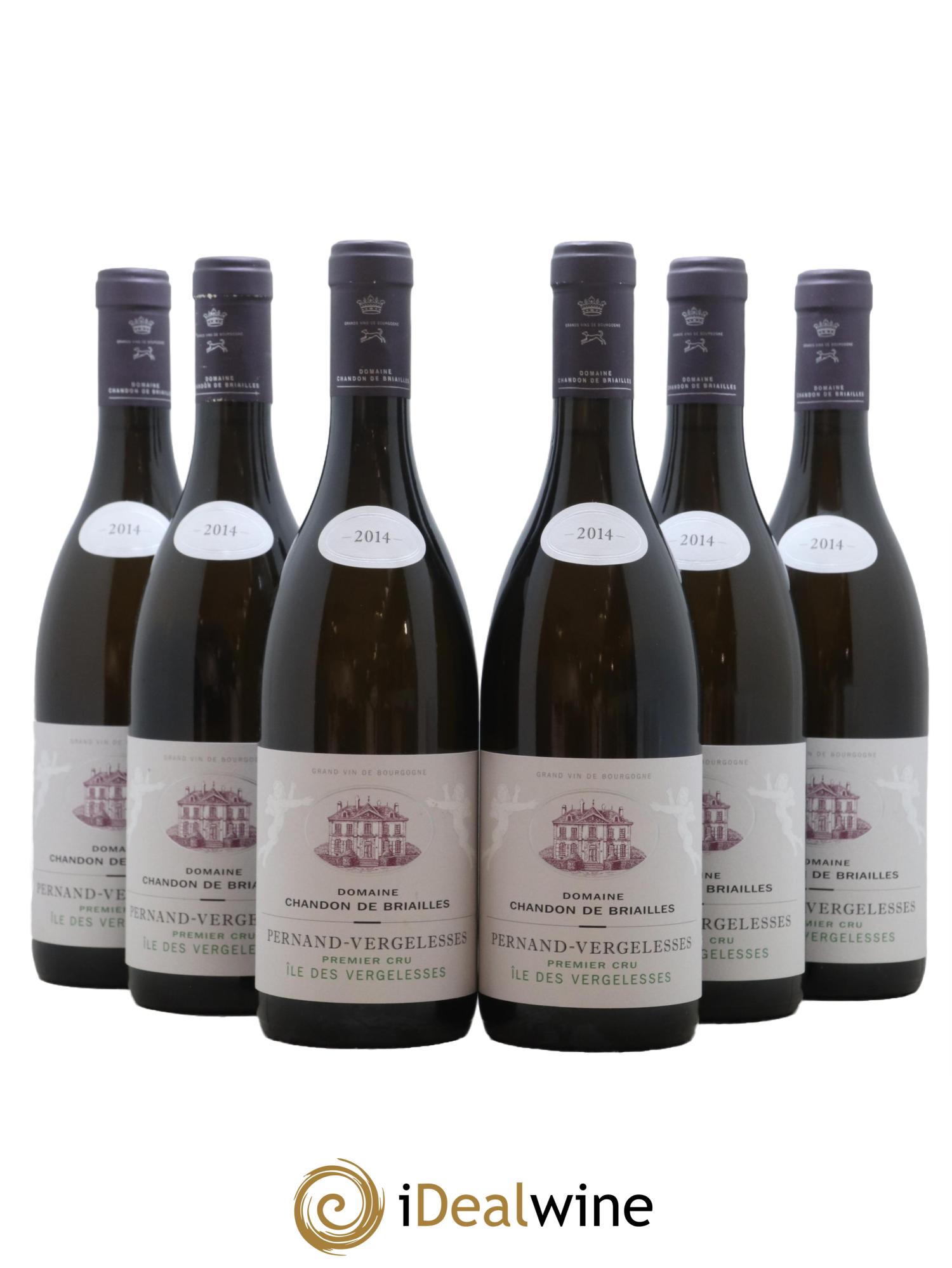 Pernand-Vergelesses 1er Cru Ile des Vergelesses Chandon de Briailles 2014 - Lot de 6 bouteilles - 0