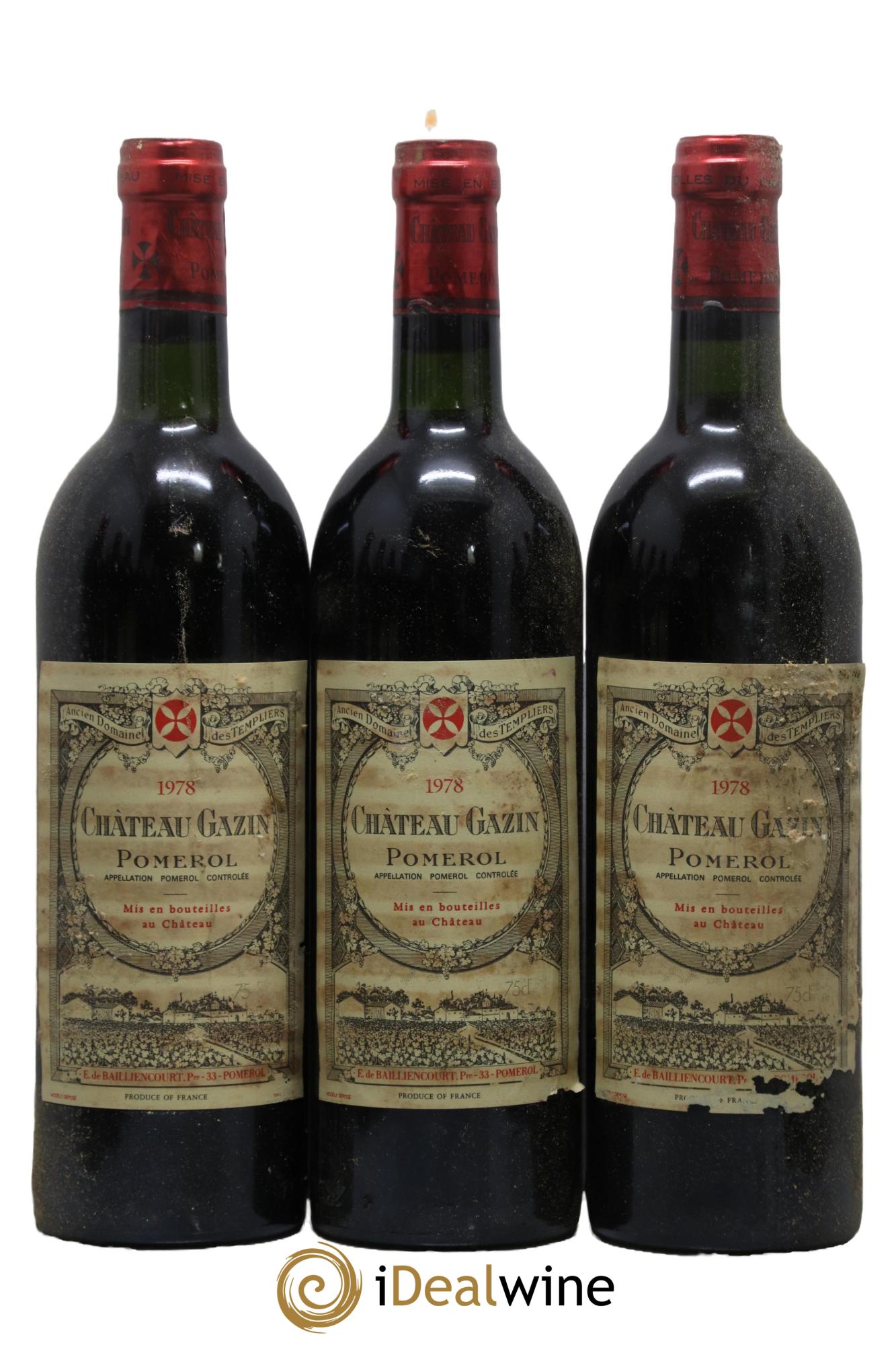 Château Gazin 1978 - Lotto di 12 bottiglie - 2