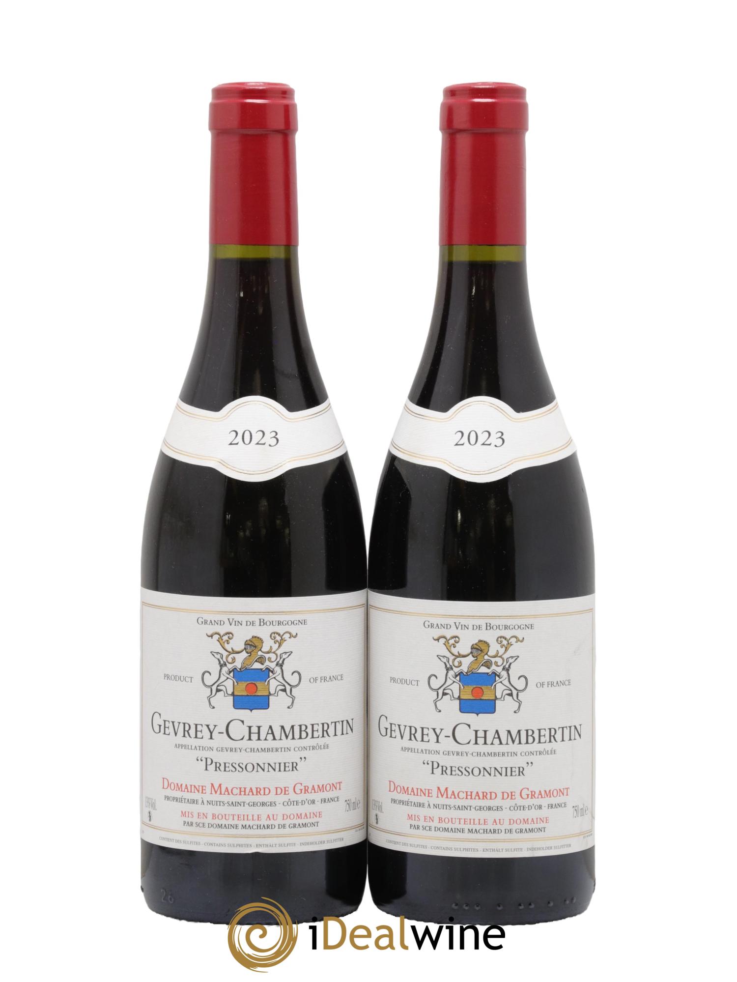 Gevrey-Chambertin Pressonnier Domaine Machard De Gramont 2023 - Lot de 2 bouteilles - 0