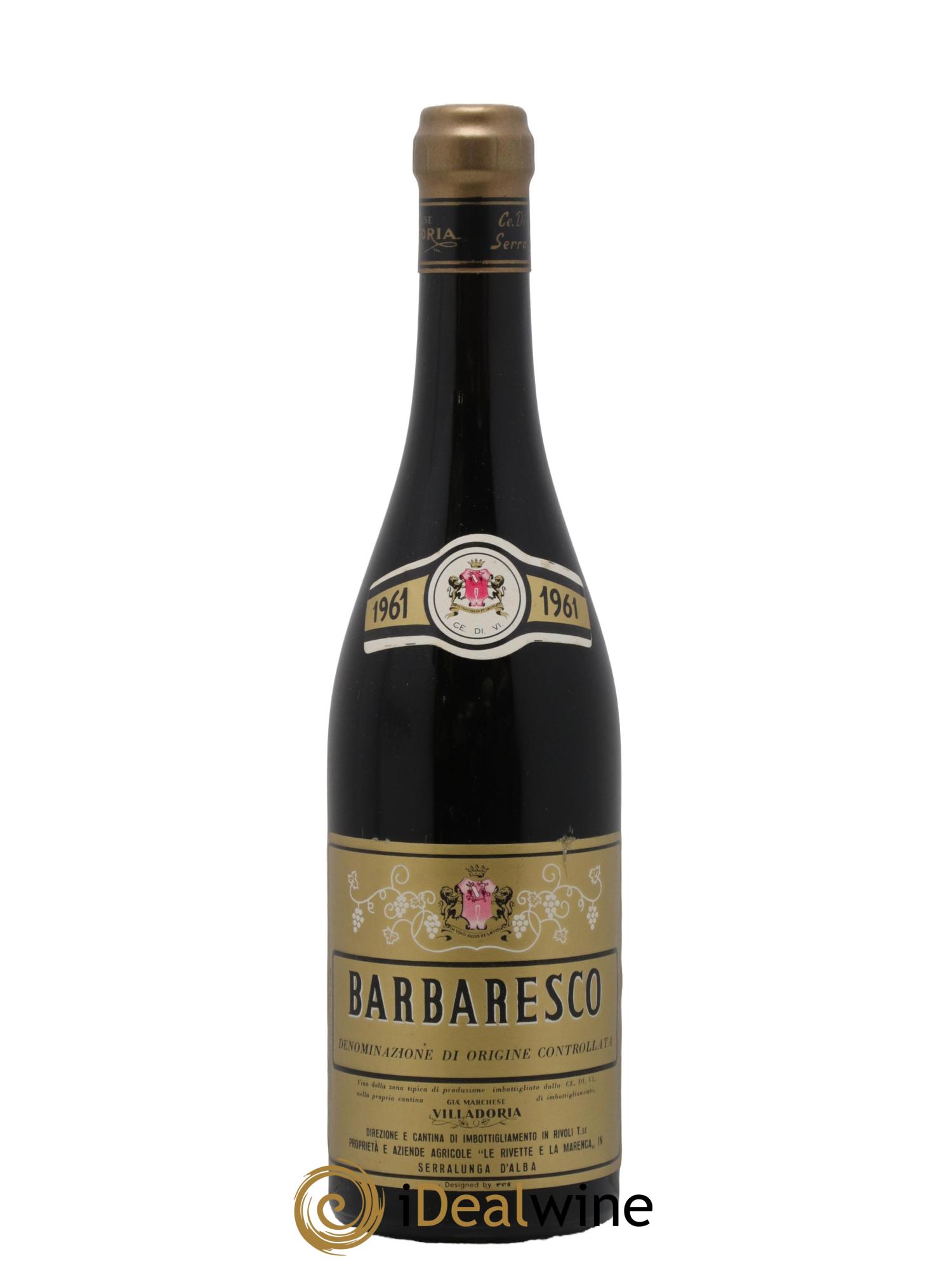 Barbaresco DOCG Villadoria 1961 - Lot de 1 bouteille - 0