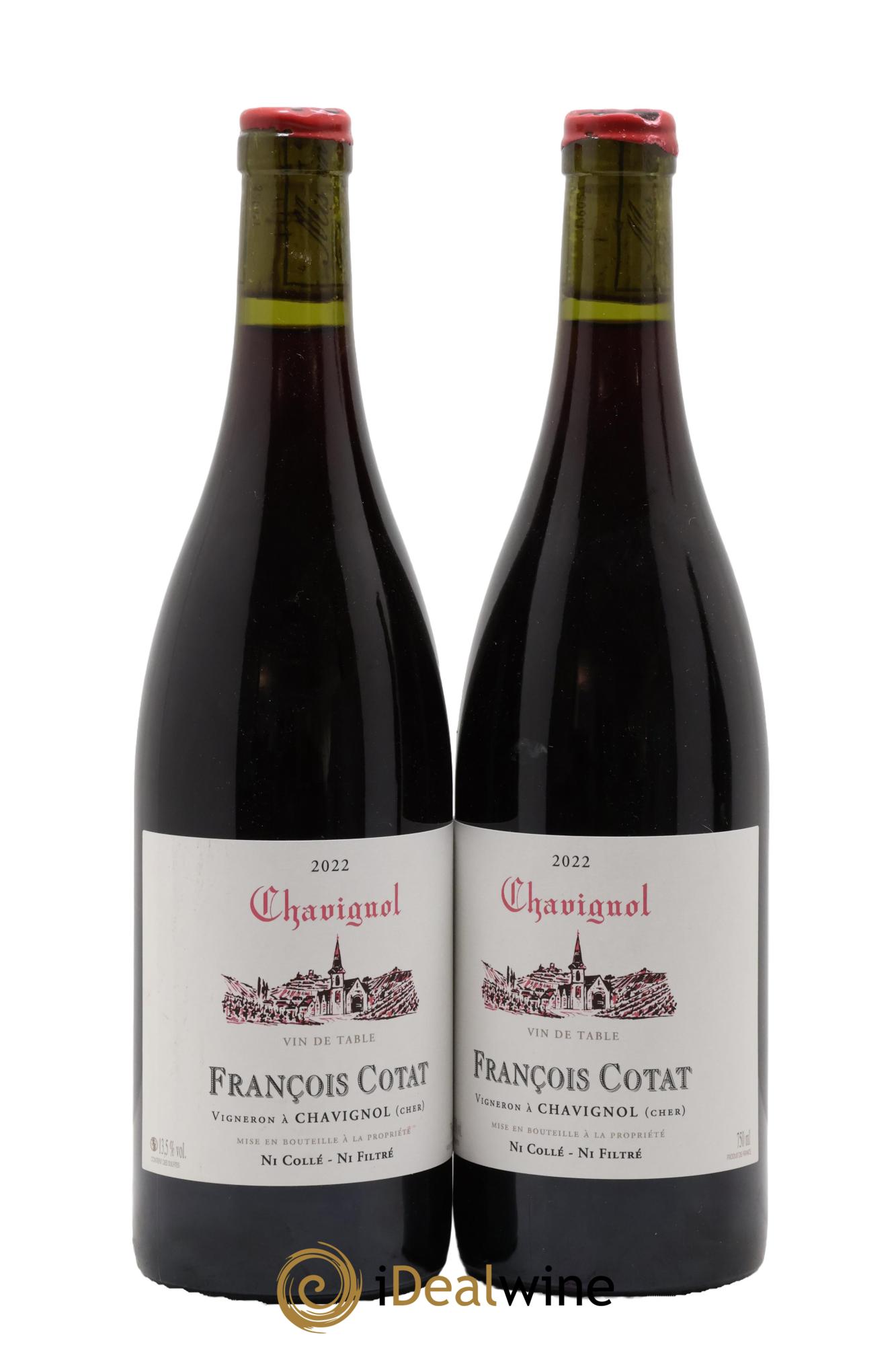 Vin de table - Chavignol François Cotat 2022 - Lot de 2 bouteilles - 0