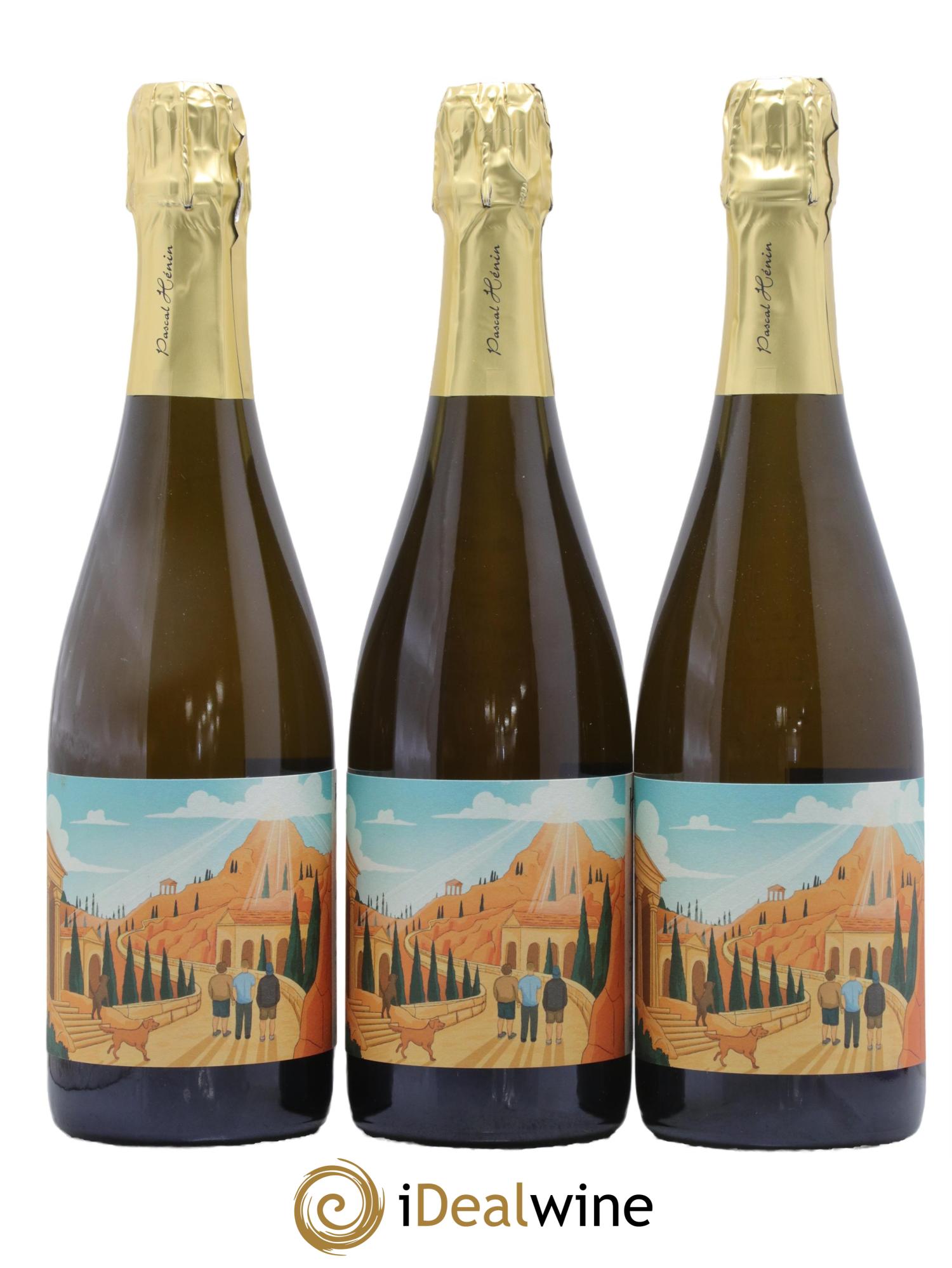 L'Odyssée Pétillante Chapitre 1 Romain Henin Odyssée Pétillante Chapitre 1 Romain Hénin - Lot of 3 bottles - 0