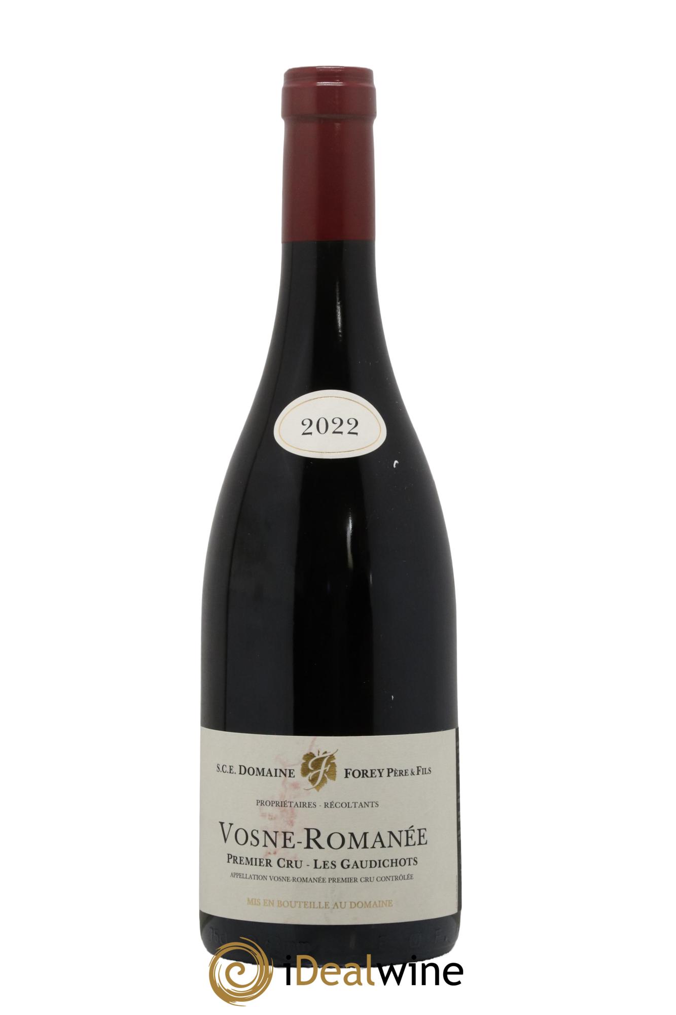 Vosne-Romanée 1er Cru Les Gaudichots Forey Père et Fils (Domaine) 2022 - Lot of 1 bottle - 0