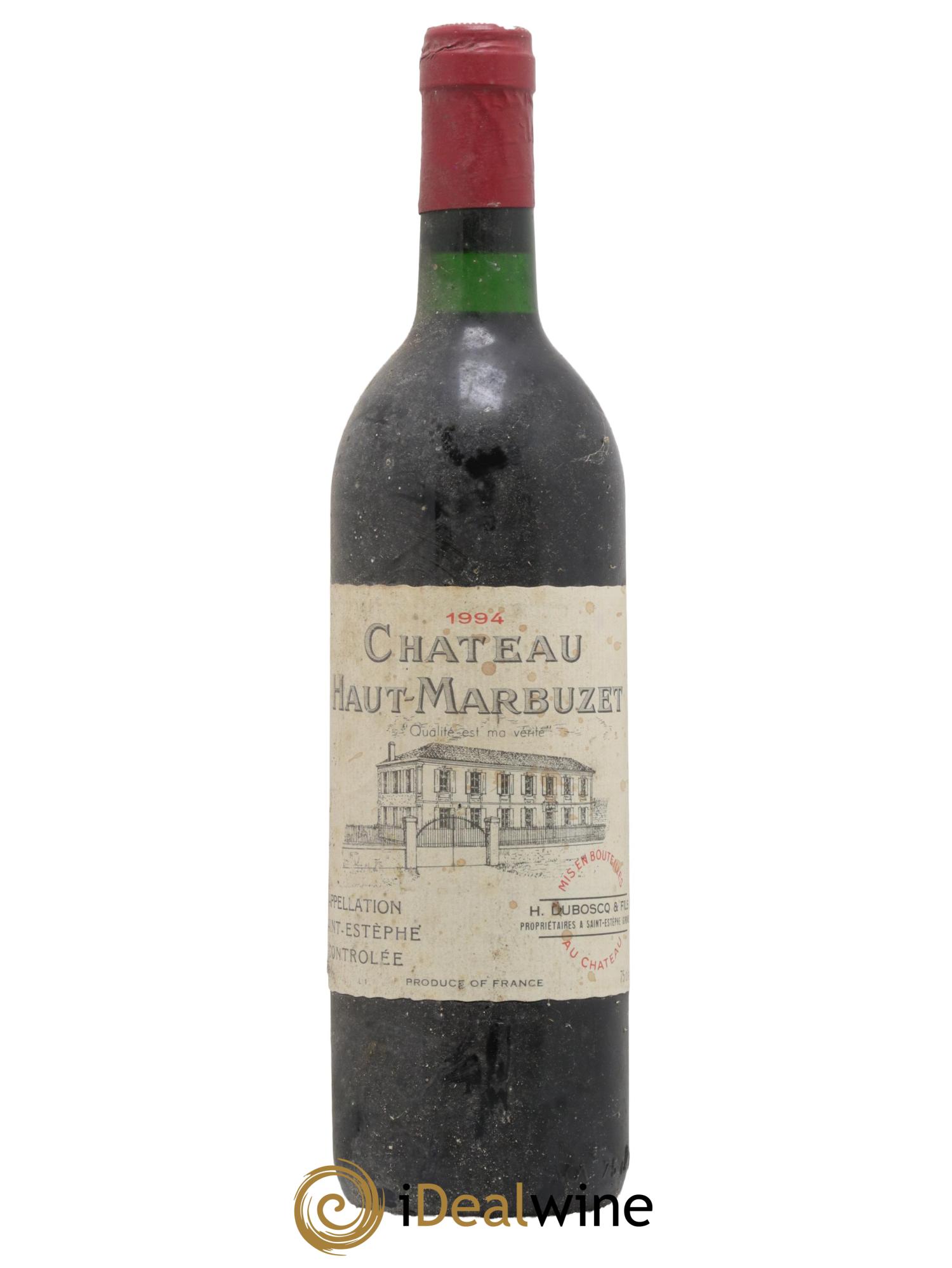 Château Haut Marbuzet 1994 - Lot de 1 bouteille - 0