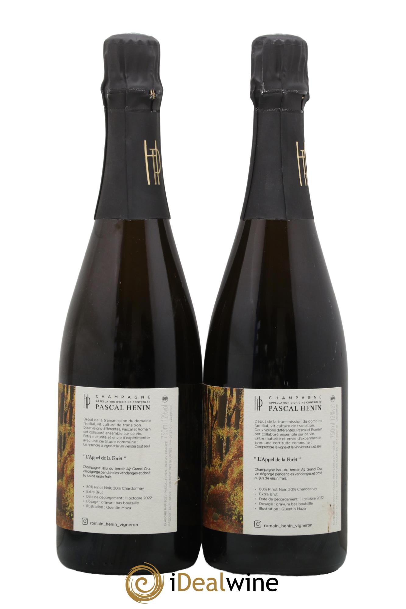 L'Appel de la Fôret Romain Henin - Lot de 2 bouteilles - 1