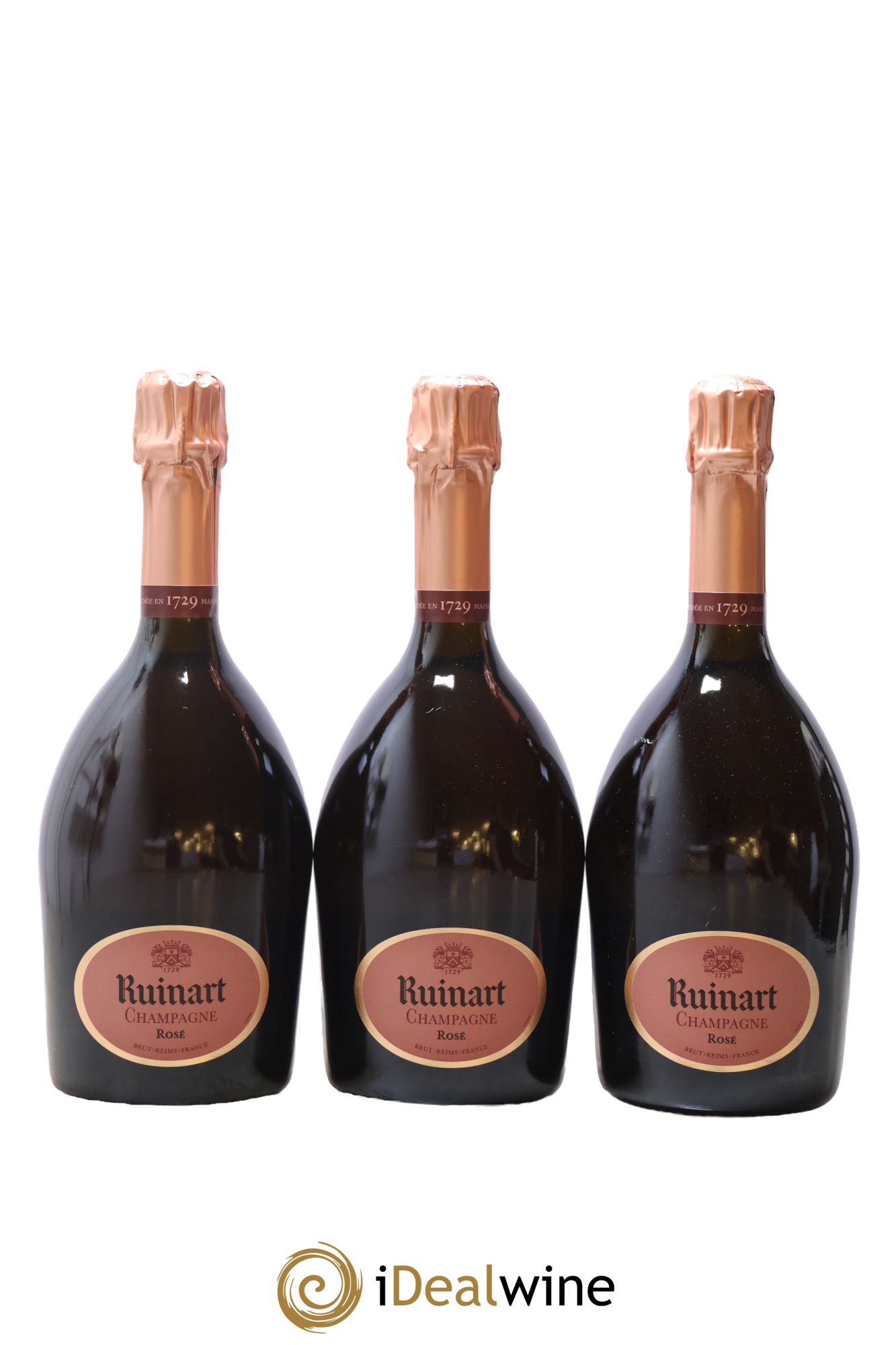 Brut Rosé Ruinart - Lotto di 3 bottiglie - 0