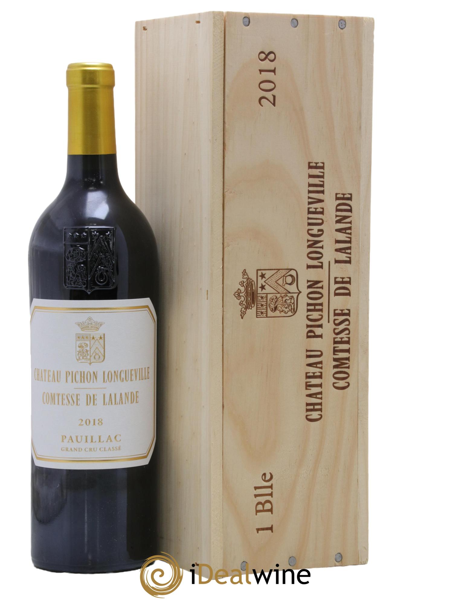 Château Pichon Longueville Comtesse de Lalande 2ème Grand Cru Classé 2018 - Lot de 1 bouteille - 0