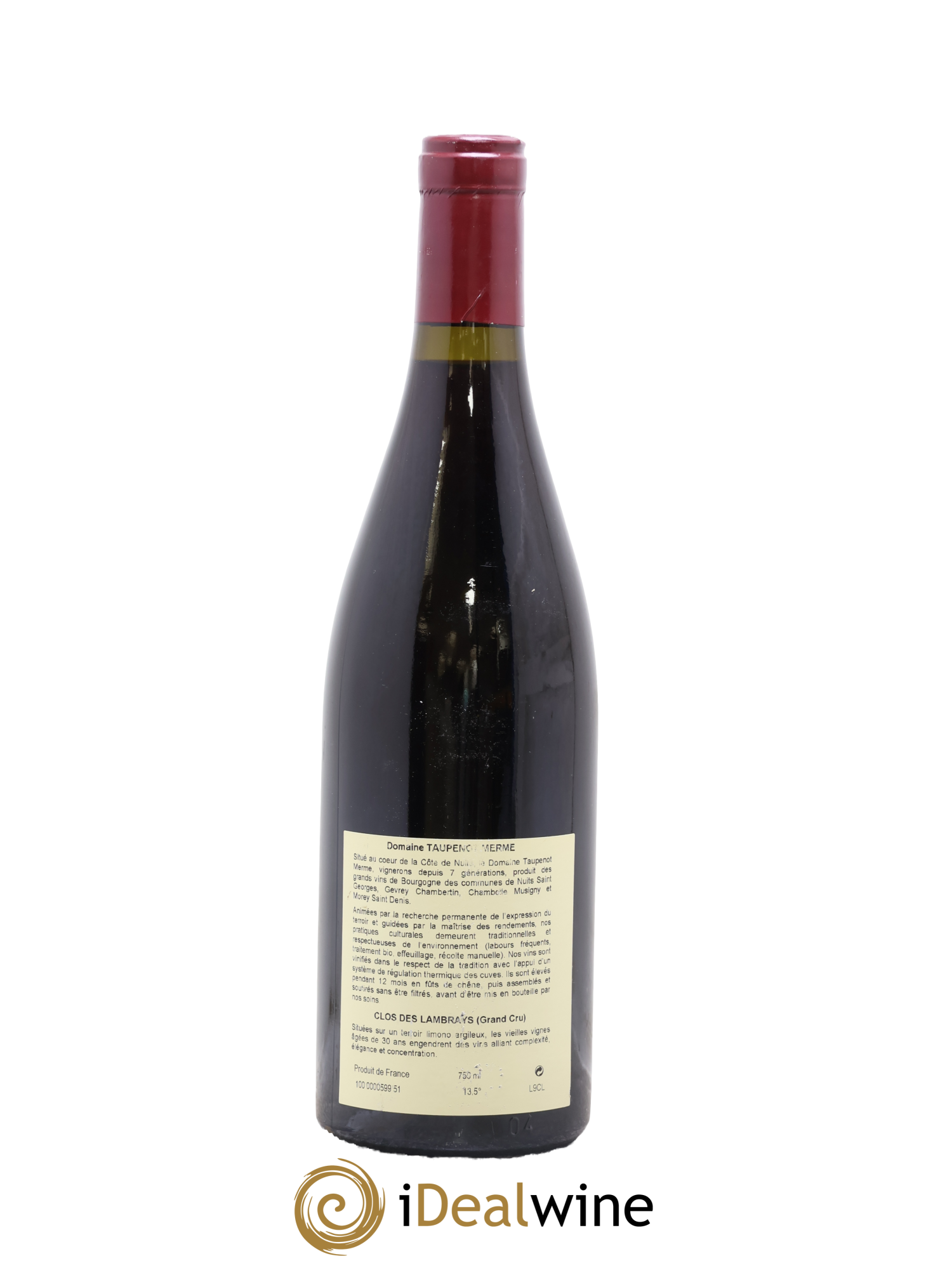 Clos des Lambrays Grand Cru Taupenot-Merme 2004 - Lot of 1 bottle - 1