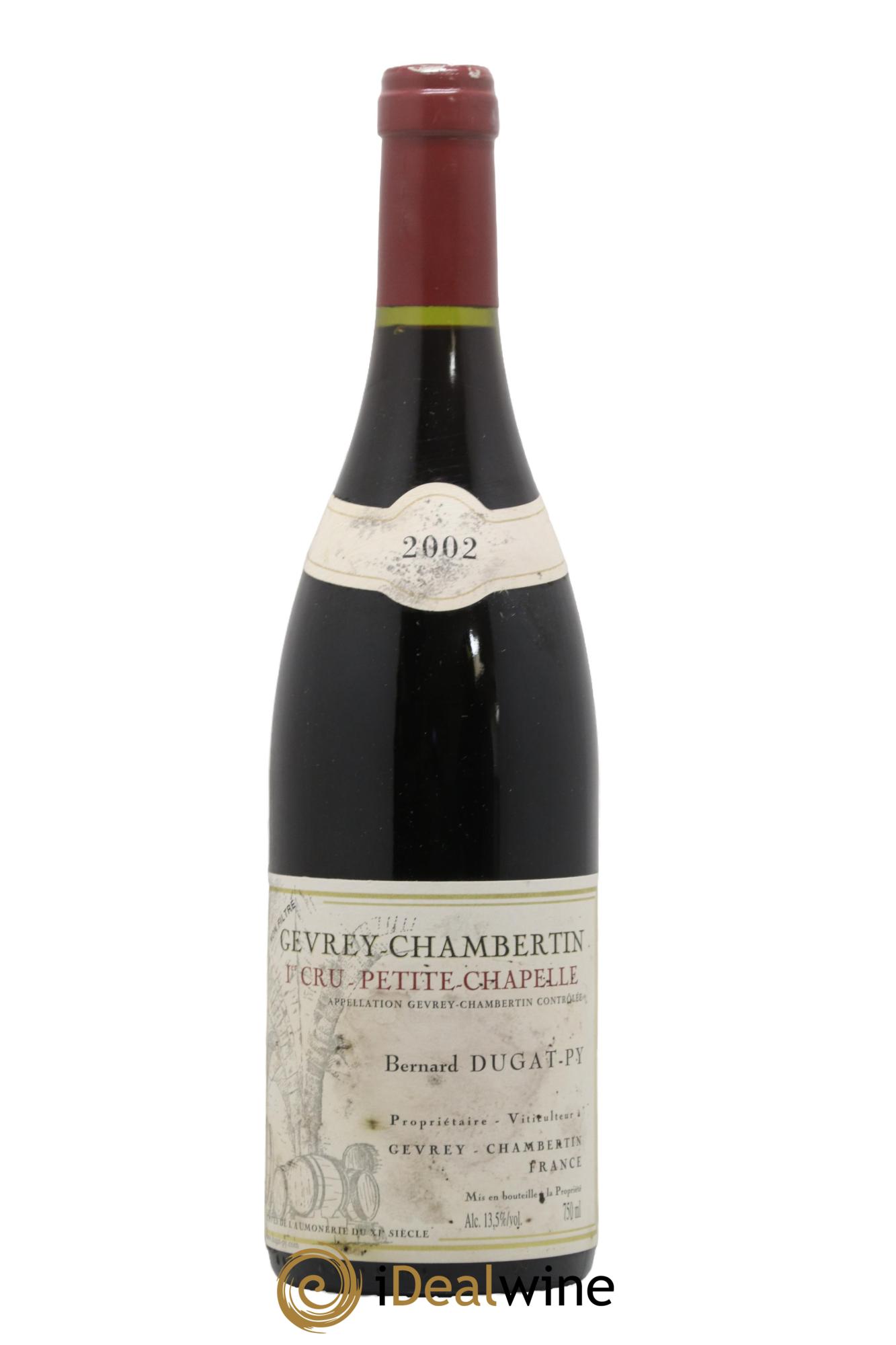 Gevrey-Chambertin 1er Cru Petite Chapelle Dugat-Py 2002 - Lot de 1 bouteille - 0