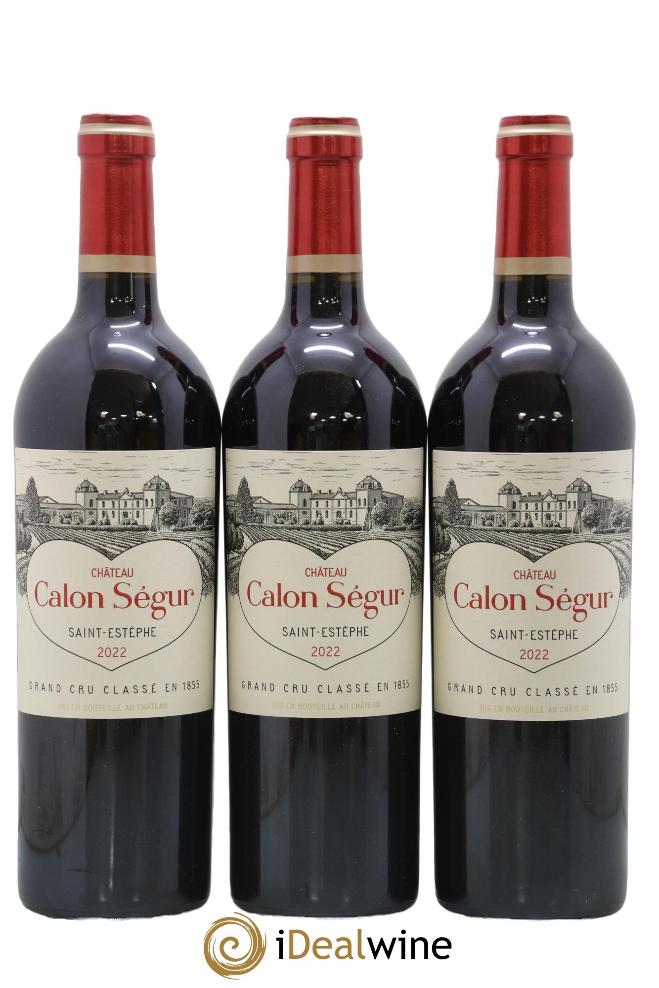 Château Calon Ségur 3ème Grand Cru Classé 2022 - Lot de 3 bouteilles - 0
