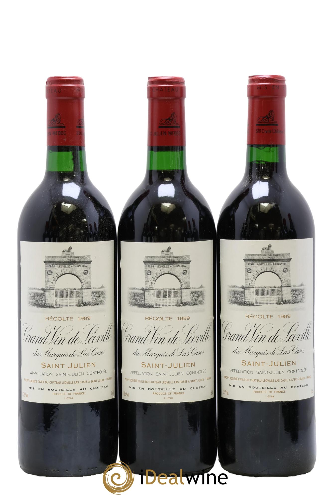 Château Léoville Las Cases 2ème Grand Cru Classé 1989 - Lot de 12 bouteilles - 4
