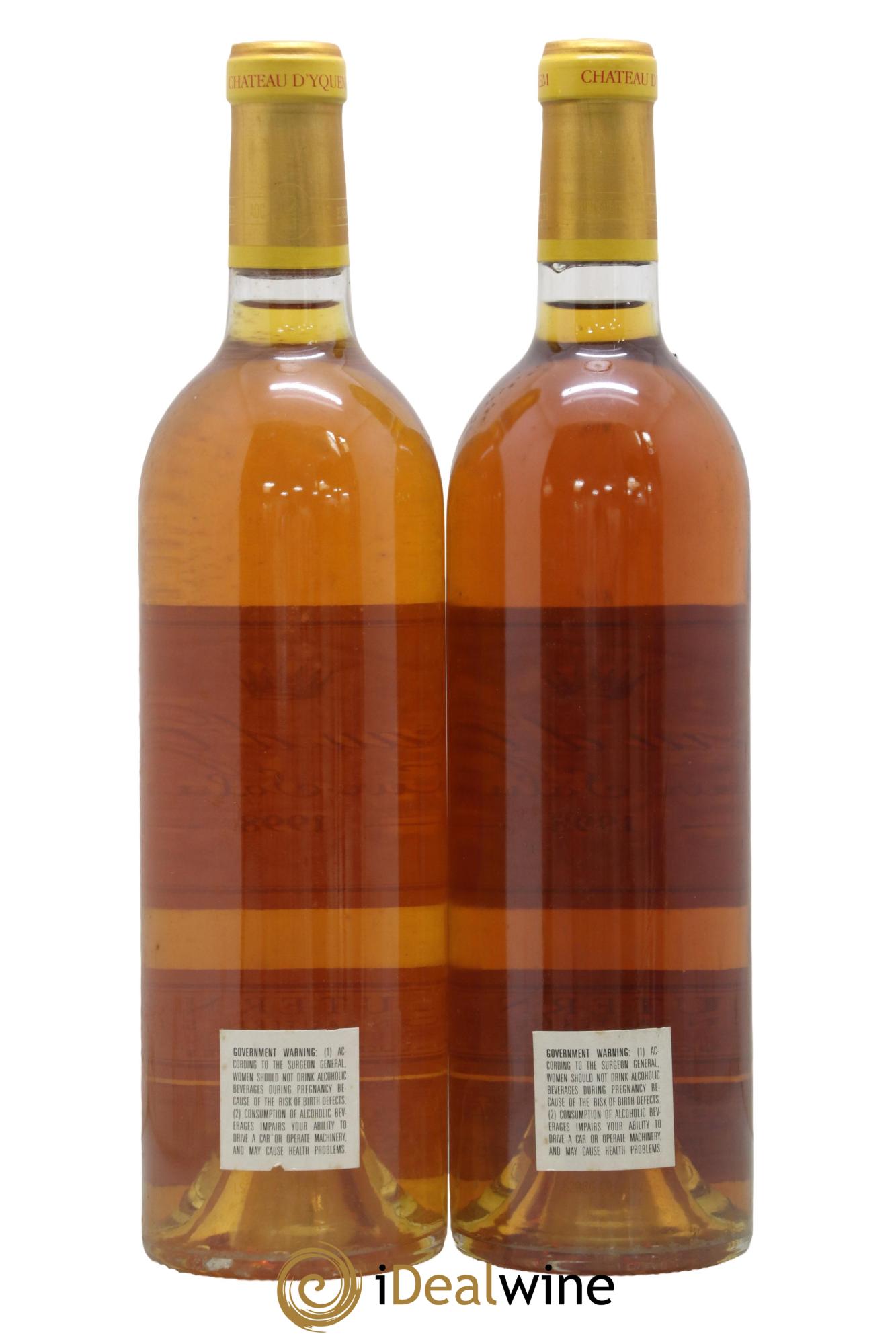 Château d' Yquem 1er Cru Classé Supérieur 1998 - Lot de 2 bouteilles - 1