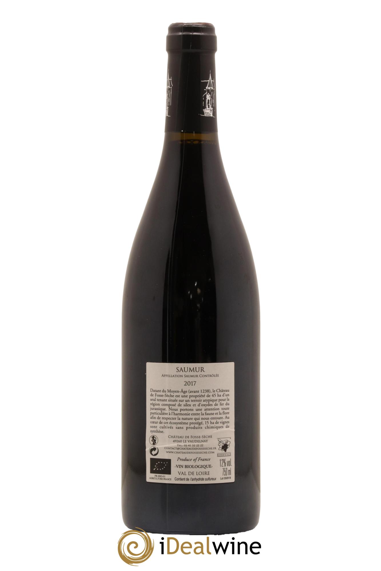 Saumur Eolithe Château de Fosse-Sèche 2017 - Lot de 1 bouteille - 1