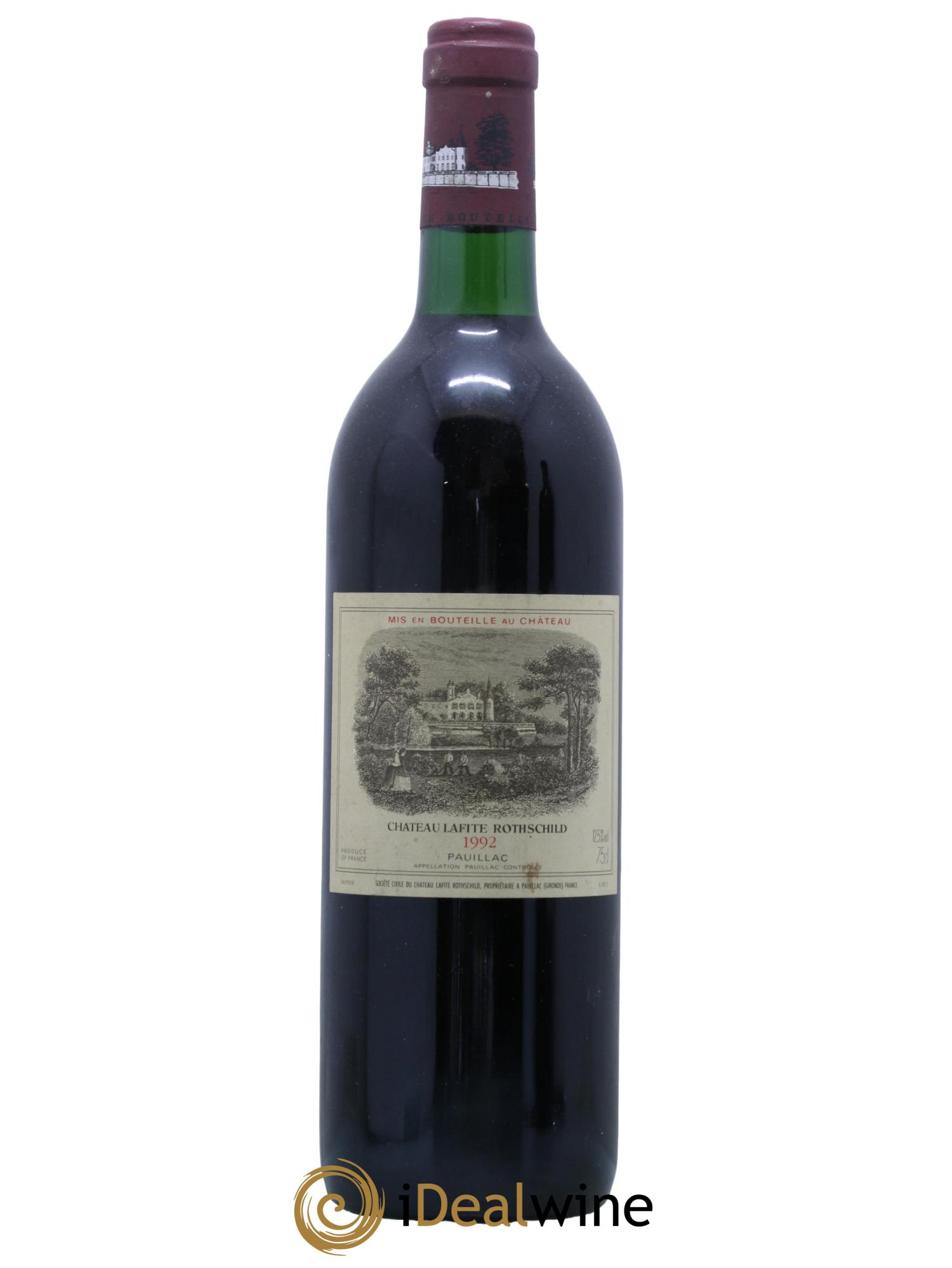 Château Lafite Rothschild 1er Grand Cru Classé 1992 - Lot de 1 bouteille - 0