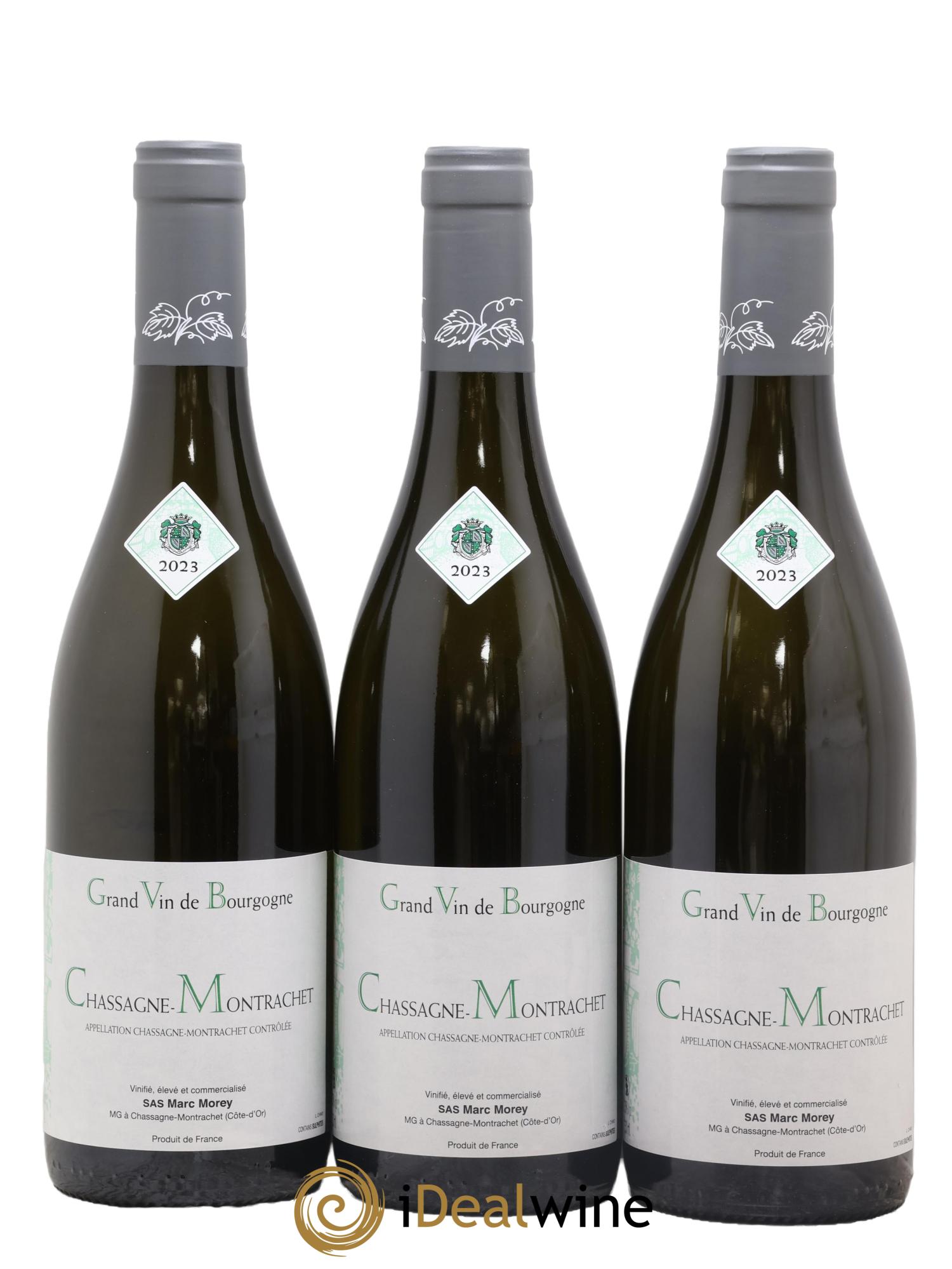 Chassagne-Montrachet Marc Morey 2023 - Lot de 3 bouteilles - 0